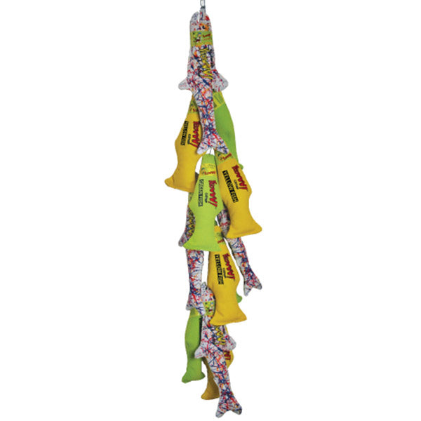 Yeowww! Stringer O'Fish (4 ea. Pollock, Green, Yellow Fish plus free fish stringer)