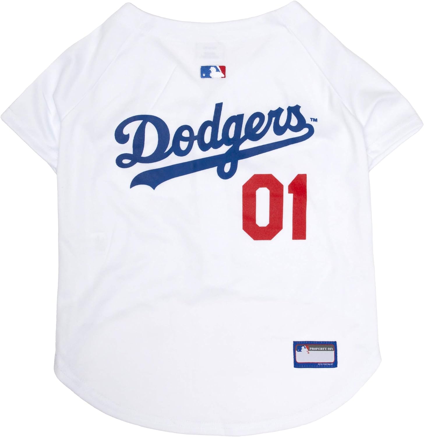 Los Angeles Dodgers Dog Jersey - White - Image 6