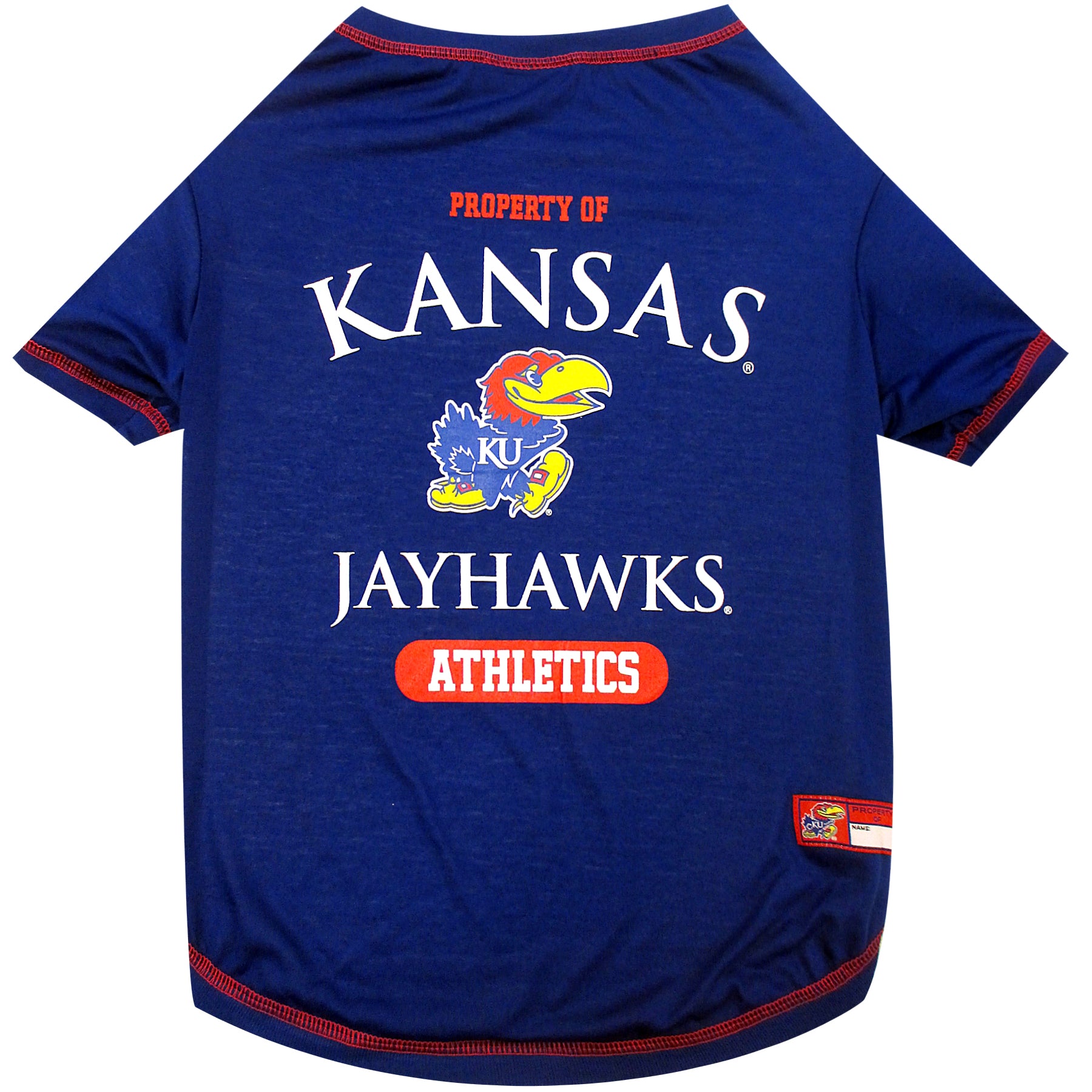 Kansas Jayhawks Dog Tee Shirt