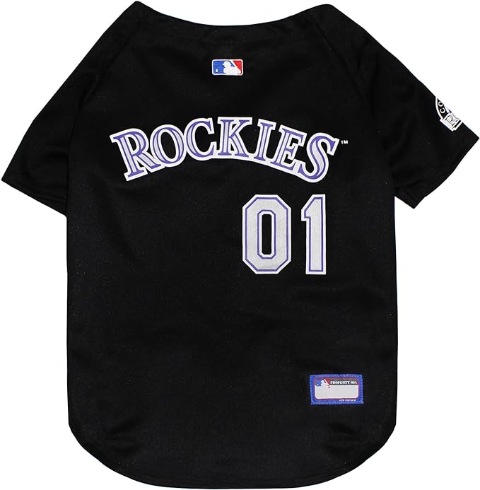 Colorado Rockies Dog Jersey - Image 4