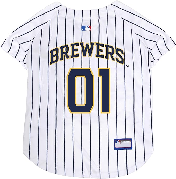 Milwaukee Brewers Dog Jersey - Image 4