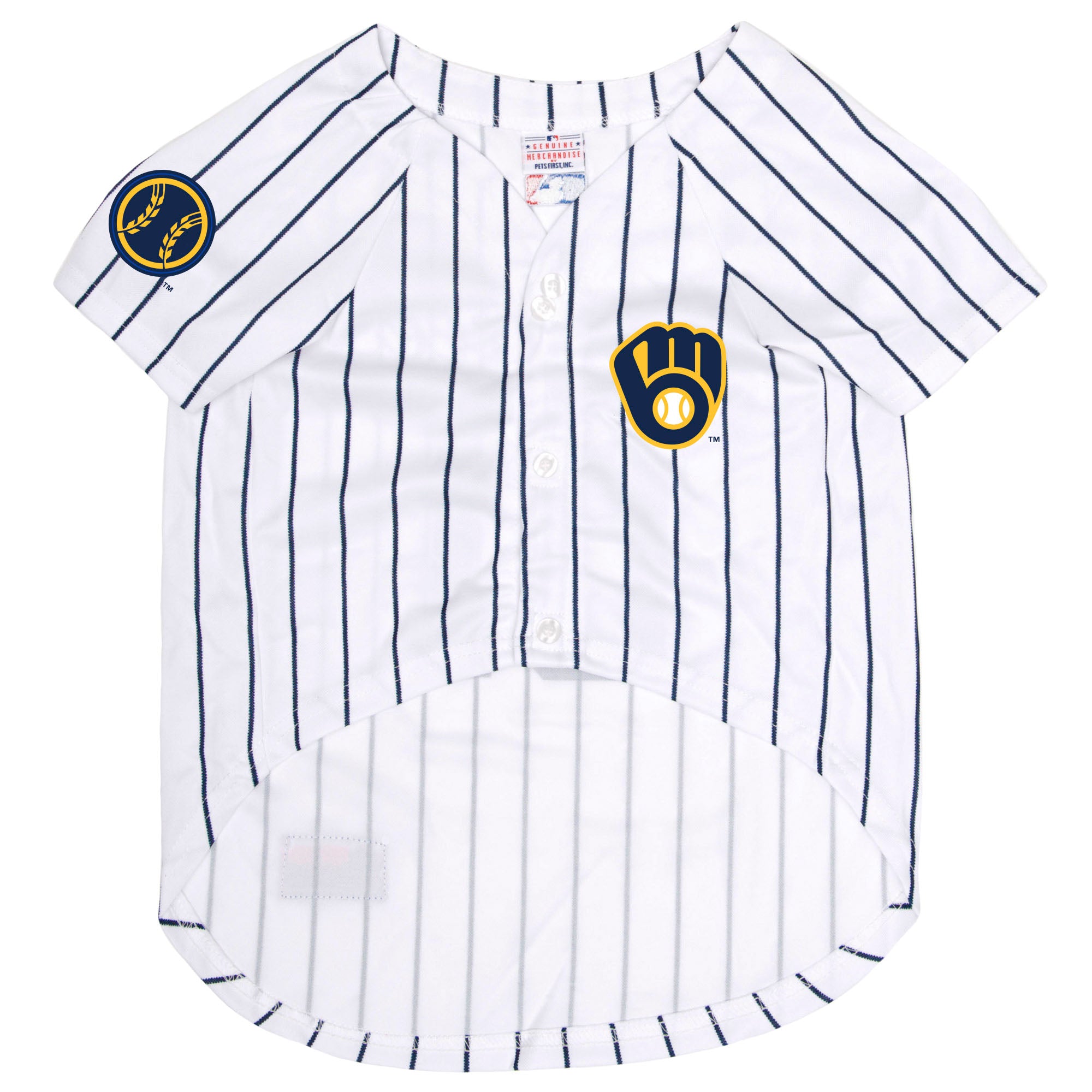 Milwaukee Brewers Dog Jersey - Image 3