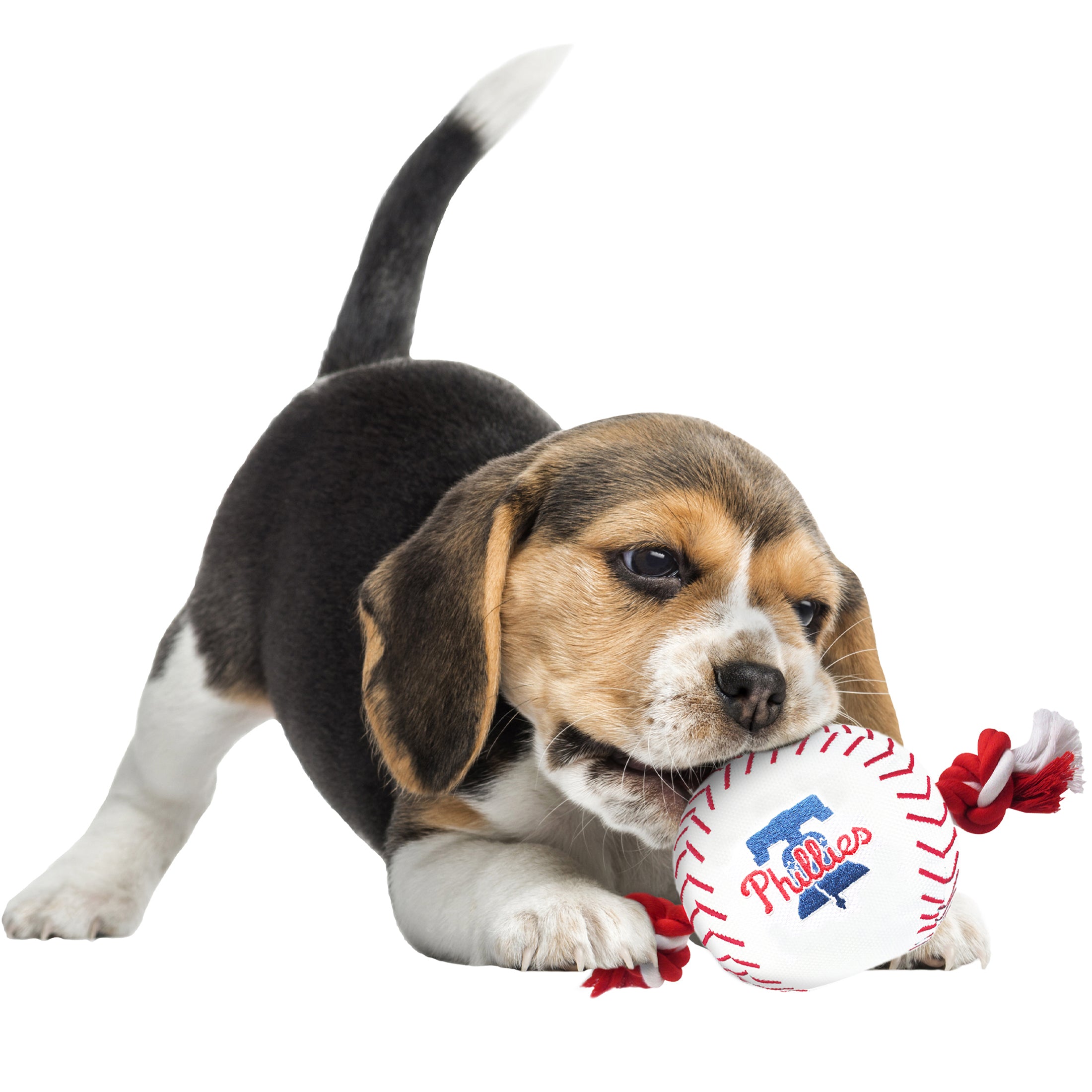 Philadelphia Phillies Baseball Toy - Nylon w/rope - Image 3
