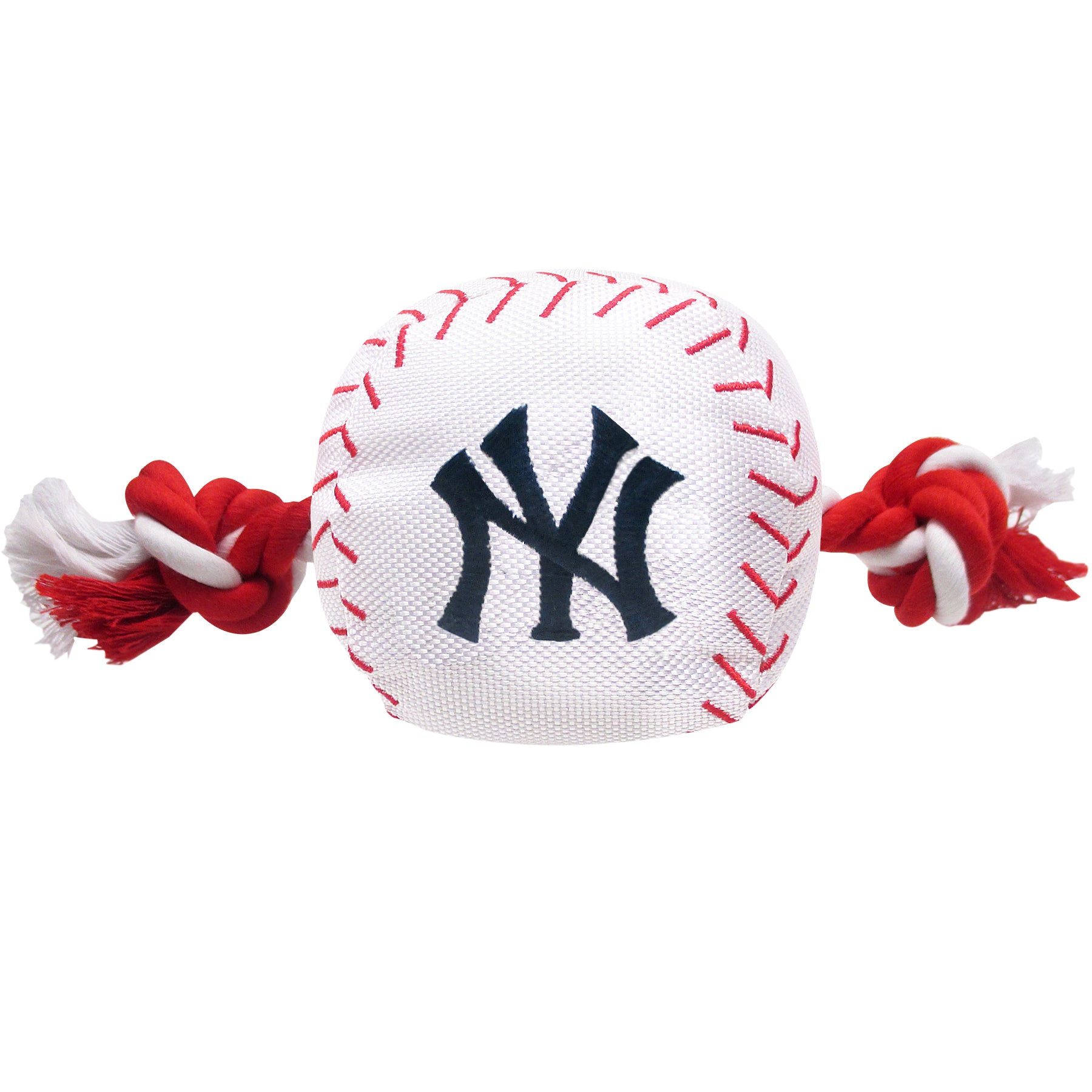 New York Yankees Baseball Toy - Nylon w/rope - Image 3
