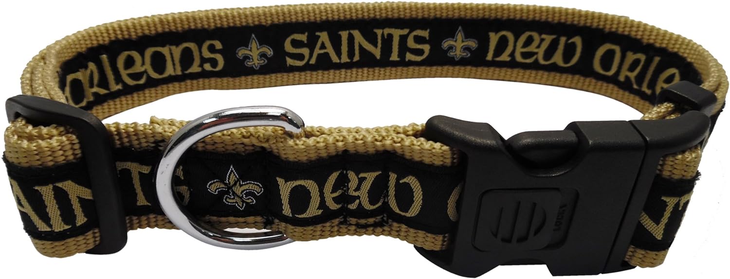 NFL New Orleans Saints Dog Collars