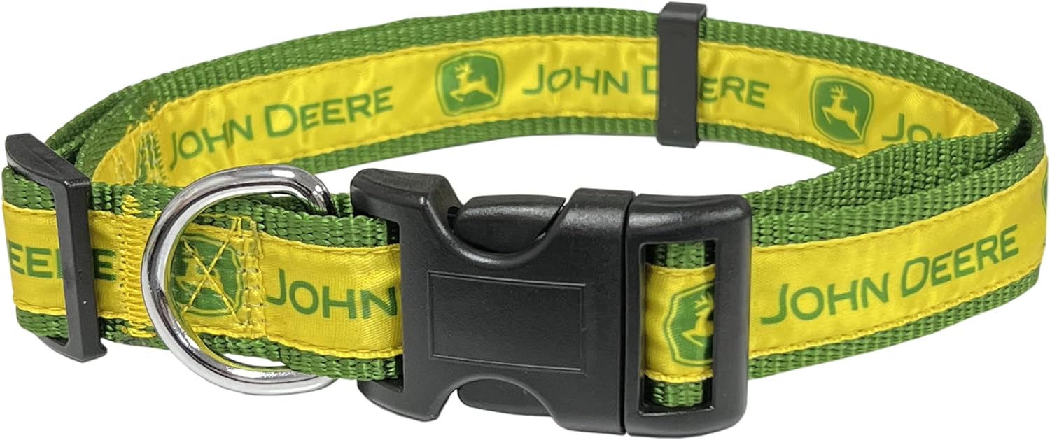JOHN DEERE SATIN PET COLLAR