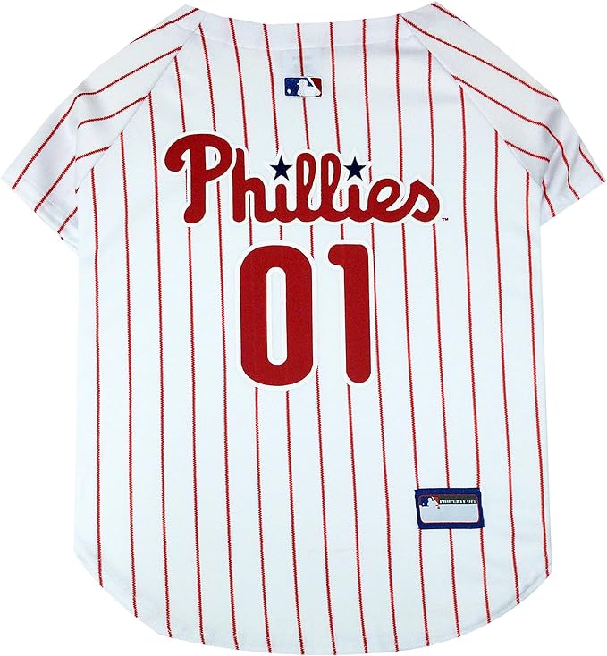 Philadelphia Phillies Dog Jersey - w/red stripes - Image 4
