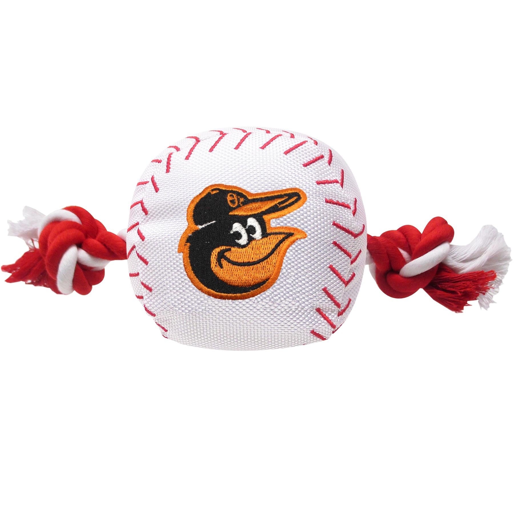 Baltmore Orioles Baseball Toy - Nylon w/rope