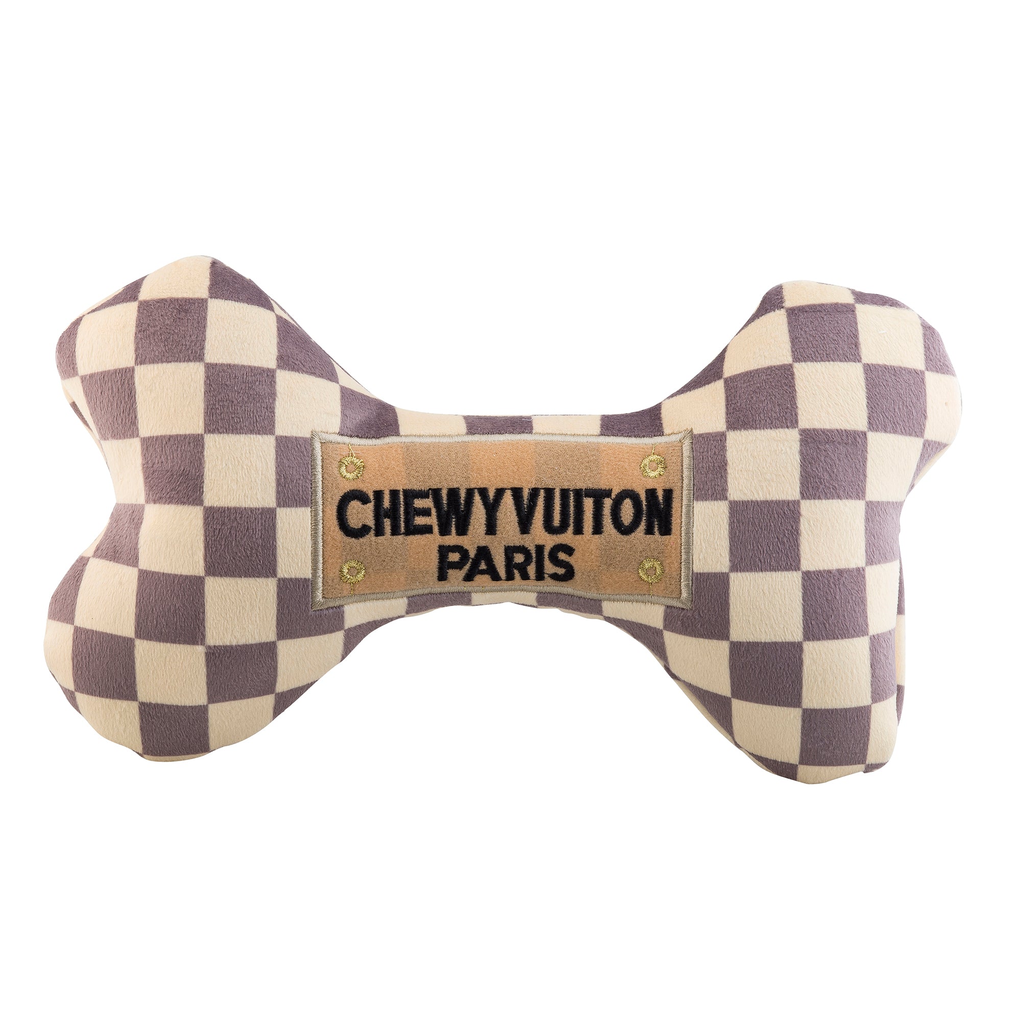 Checker Chewy Vuiton Bone Toy by Haute Diggity Dog - Image 5