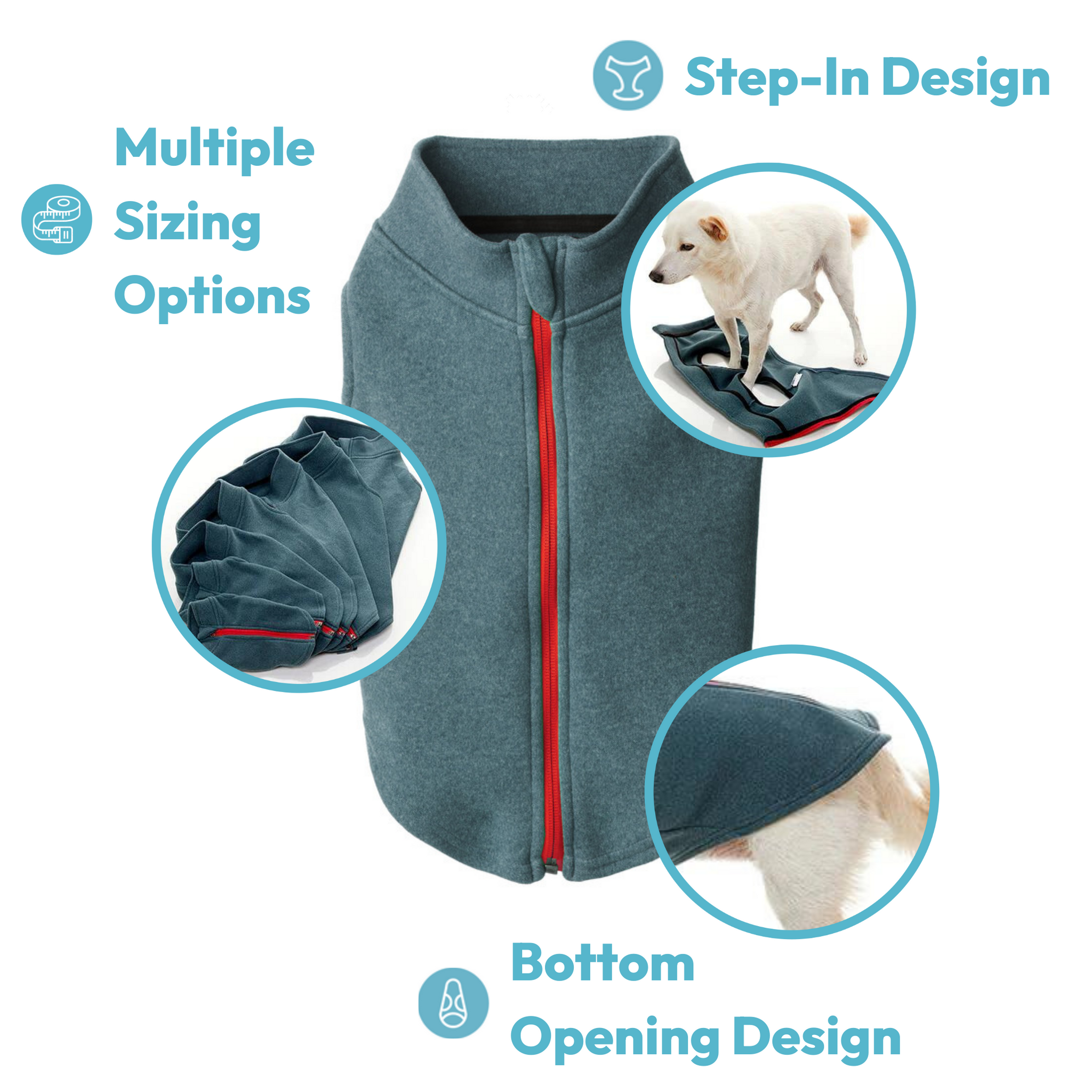 Zip Up Microfiber Fleece (#72201) - Image 5