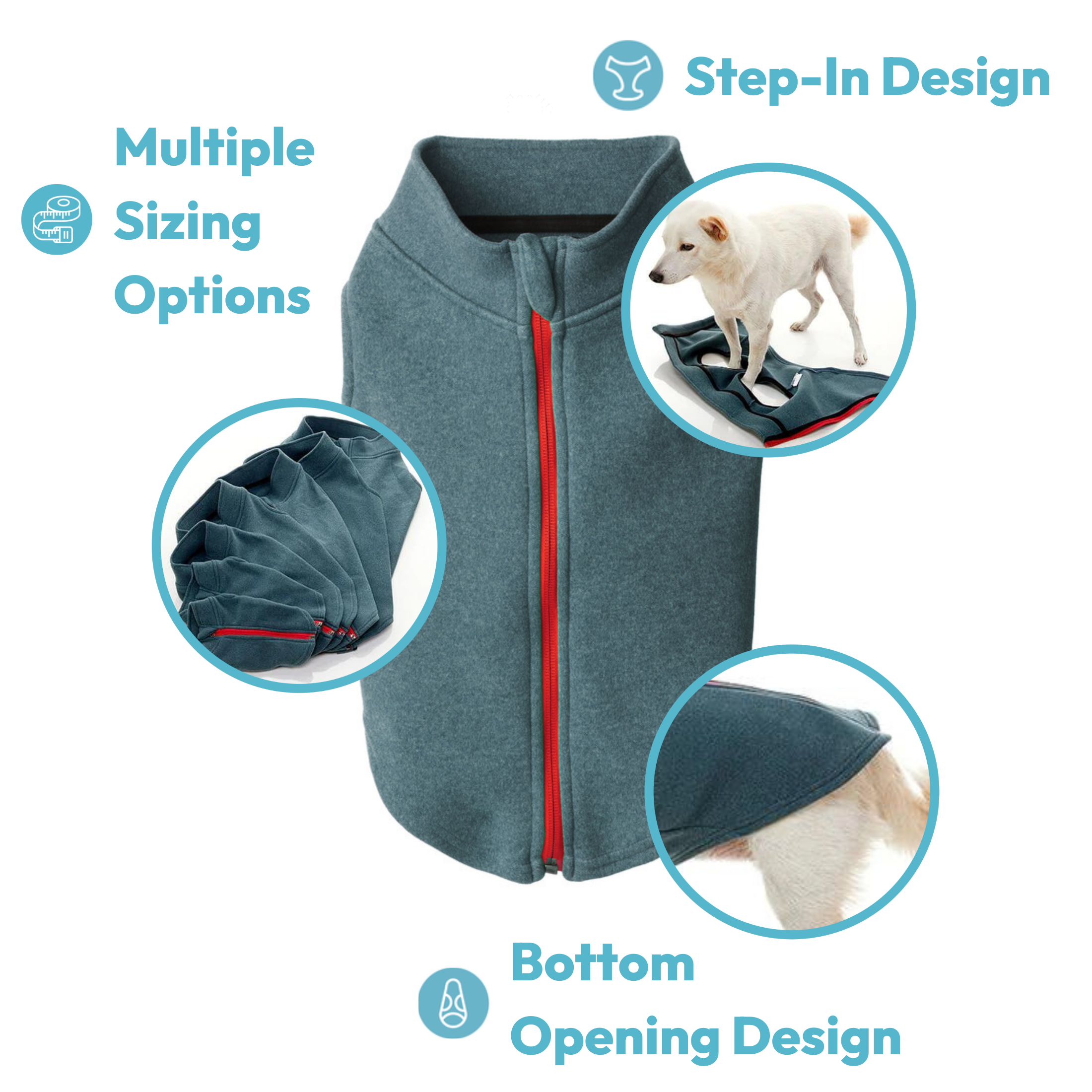 Zip Up Microfiber Fleece (#72201) - Image 4