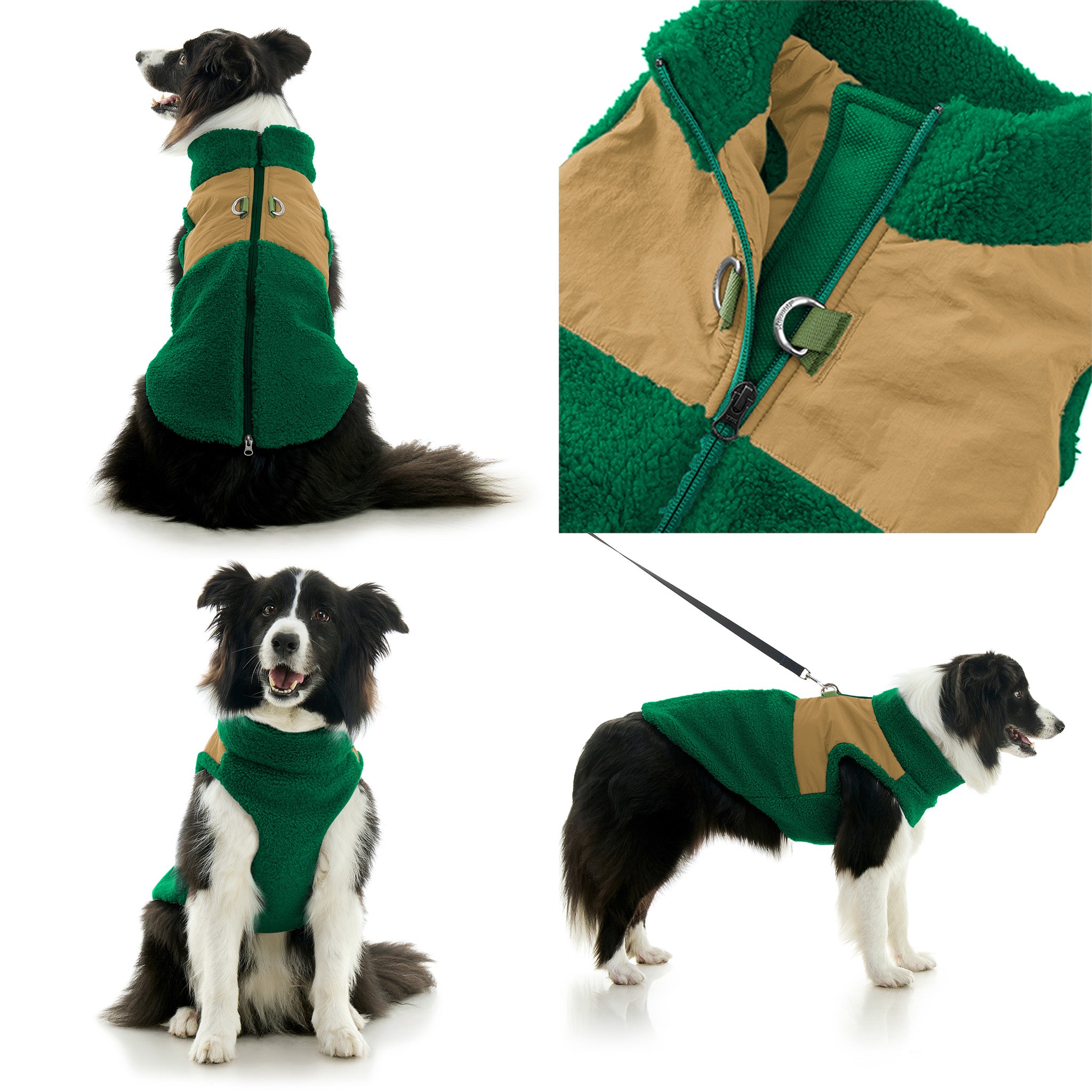 Zip Up Sherpa Vest (#72233) - Image 12