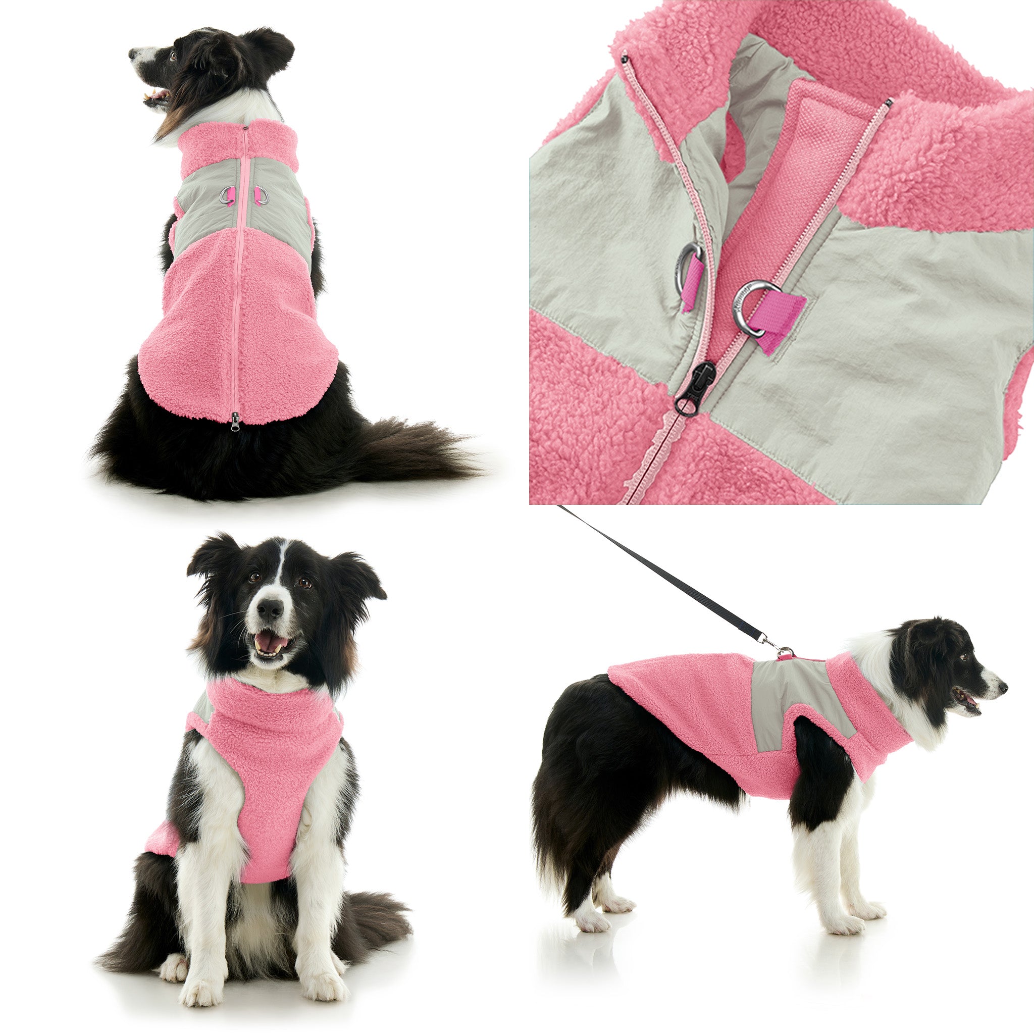 Zip Up Sherpa Vest (#72233) - Image 9