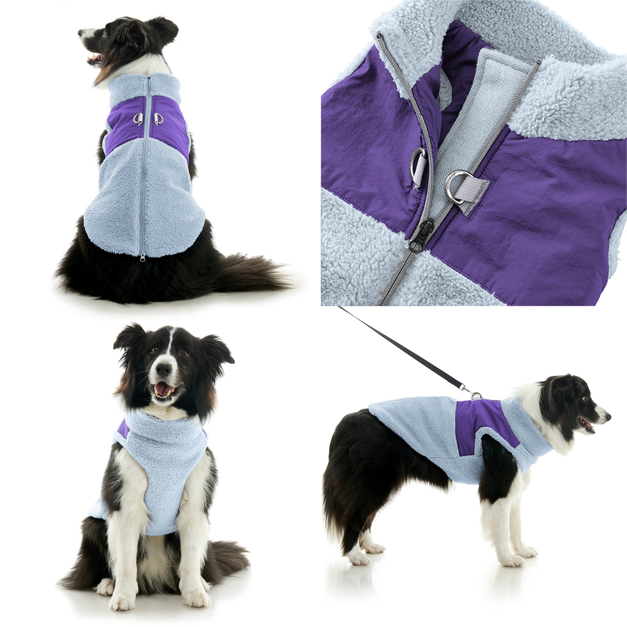 Zip Up Sherpa Vest (#72233) - Image 13