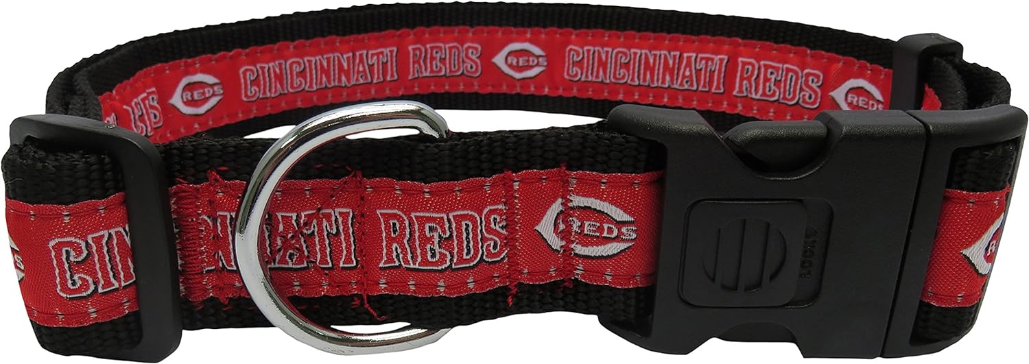 Cincinnati Reds Dog Collar