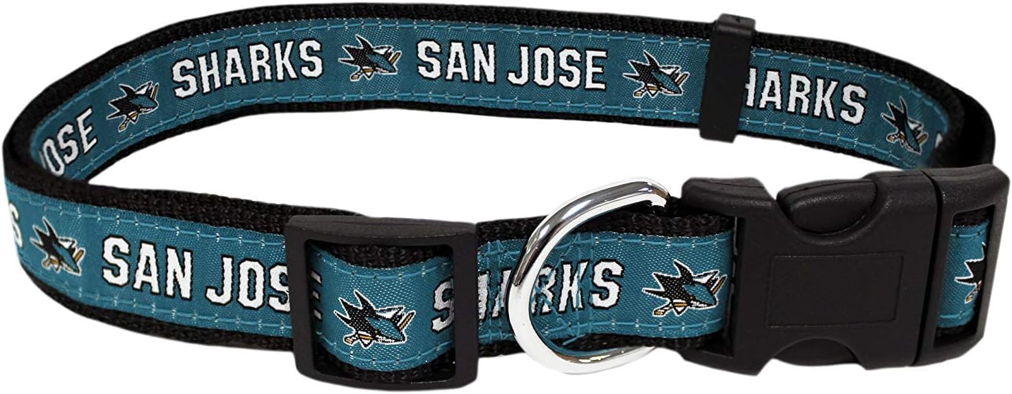 San Jose Sharks Dog Collar