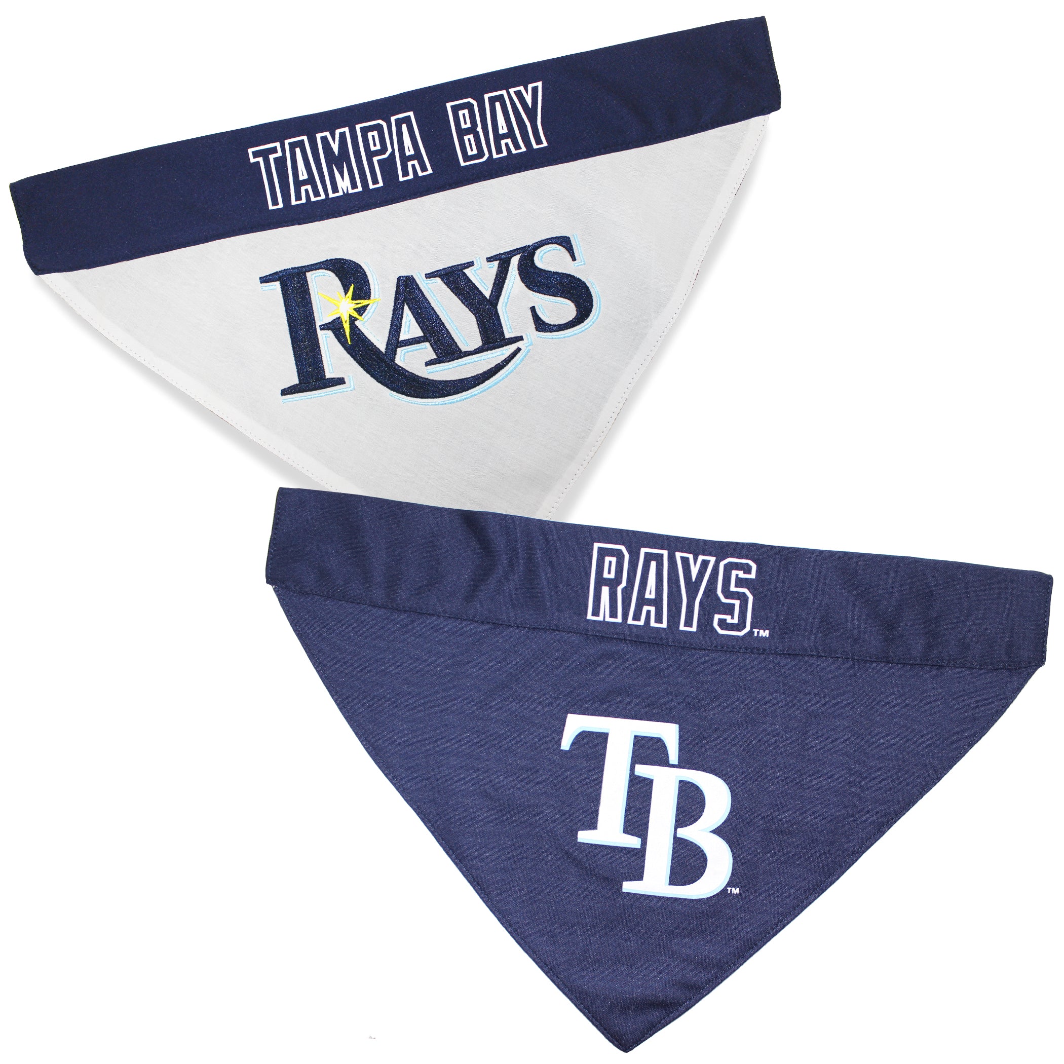 Tampa Bay Rays REVERSIBLE Dog Bandana
