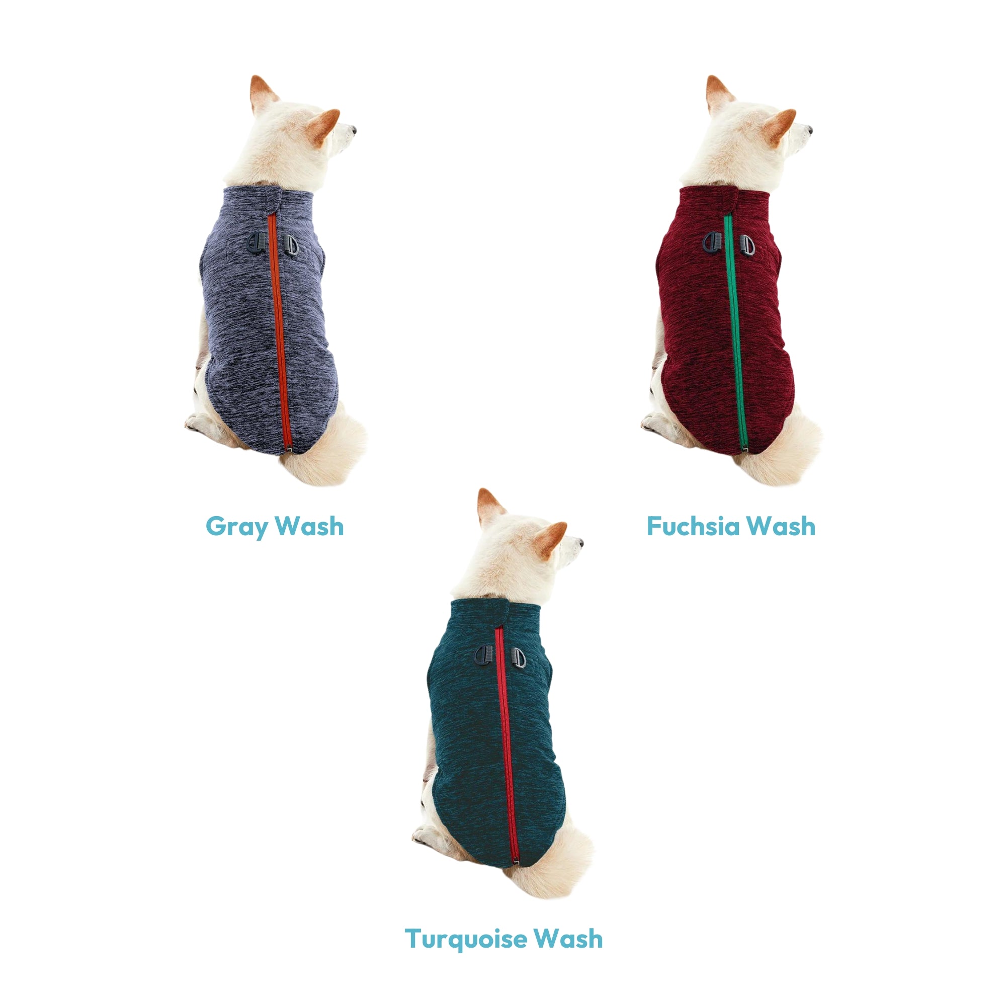 Zip Up Fleece Wash (#72116) - Image 4