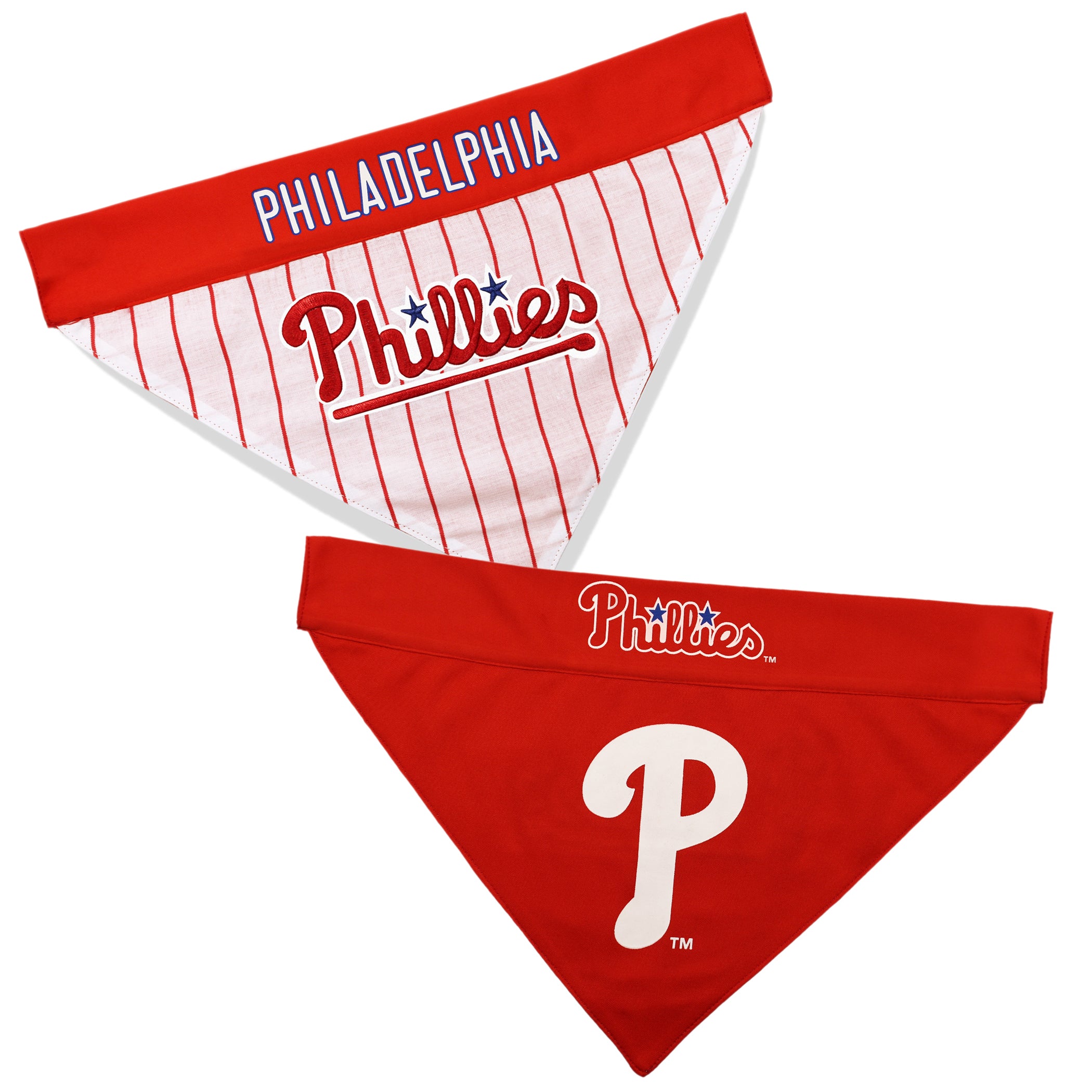 Philadelphia Phillies REVERSIBLE Dog Bandana