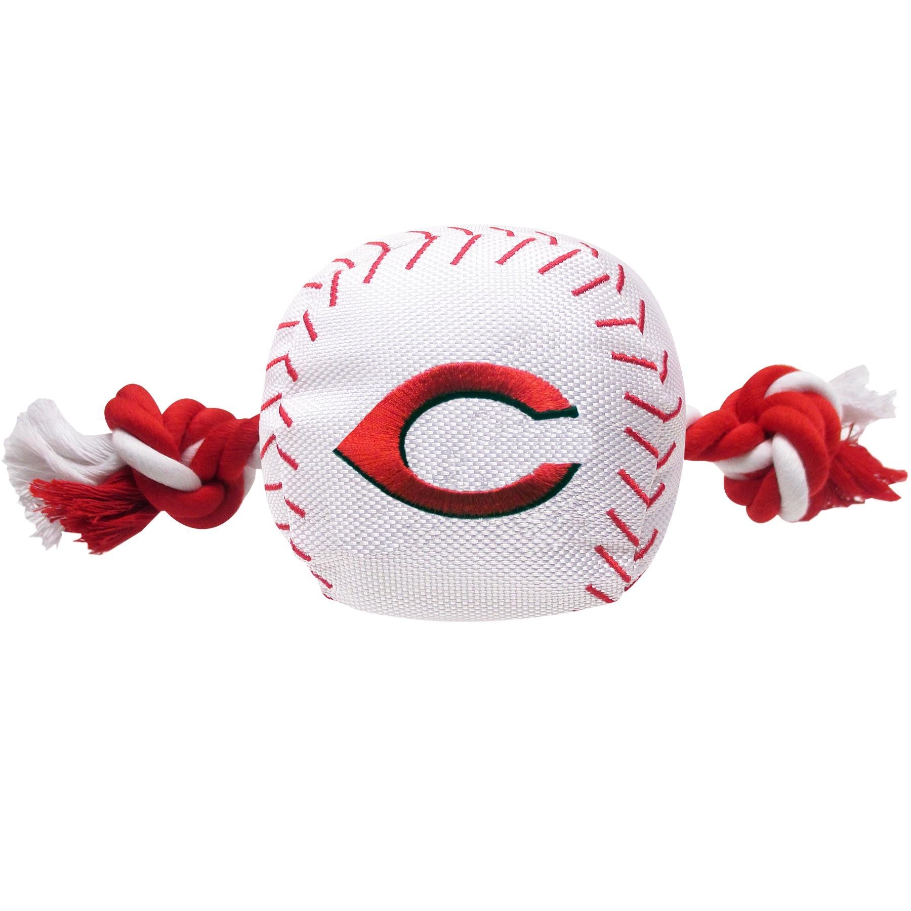 Cincinnati Reds Baseball Toy - Nylon w/rope