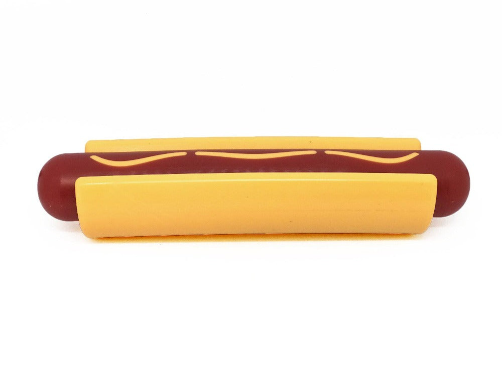 SodaPup Hot Dog Nylon Toy Aggressive Chewers | USA Made