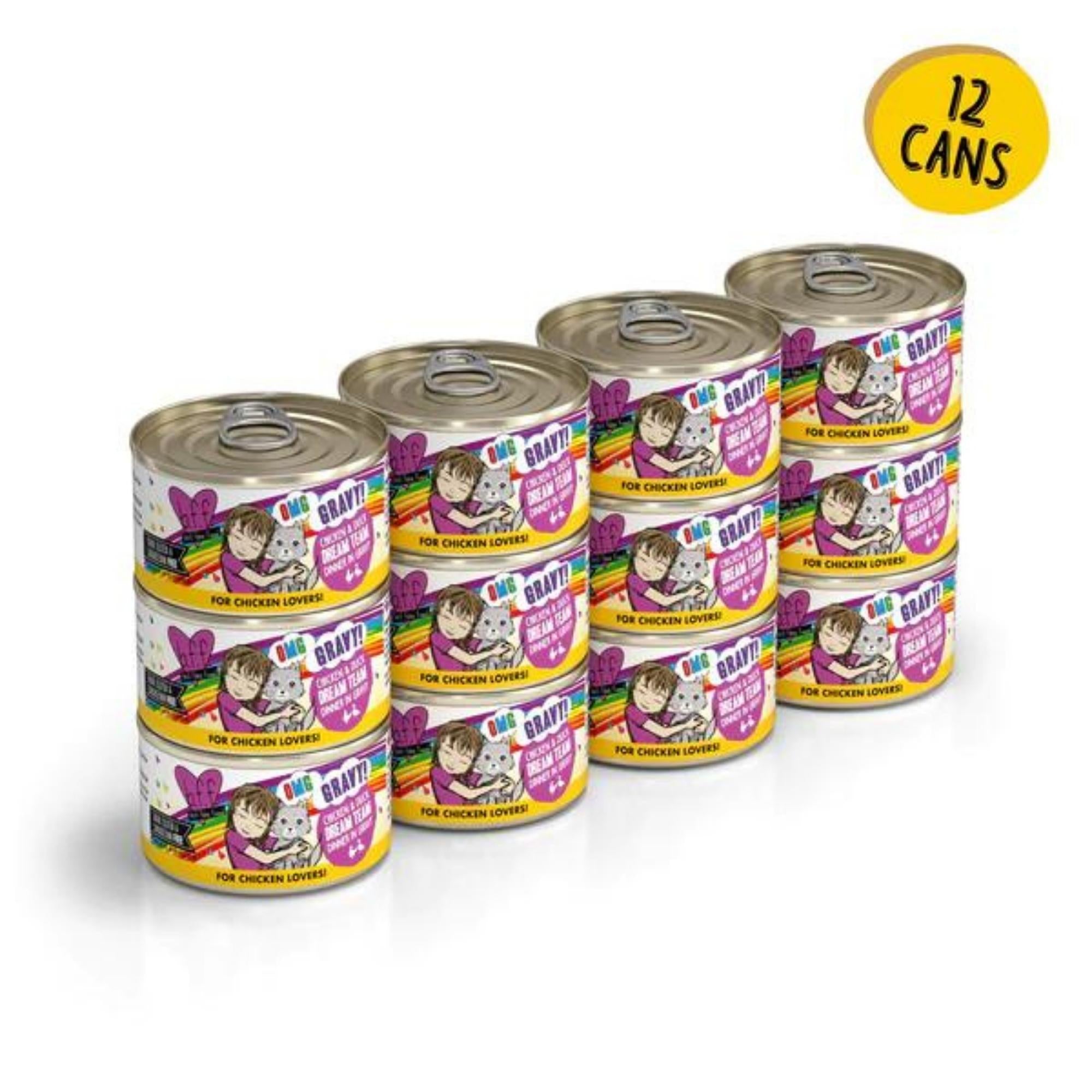 BFF Cat Omg Chicken and Duck Dream Team Dinner in Gravy 2.8oz. (Case of 12) - Image 4