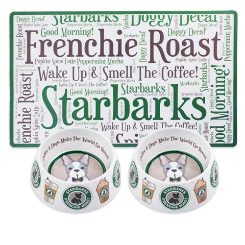 Starbarks Bowls & Mat Bundle by Haute Diggity Dog - Image 2