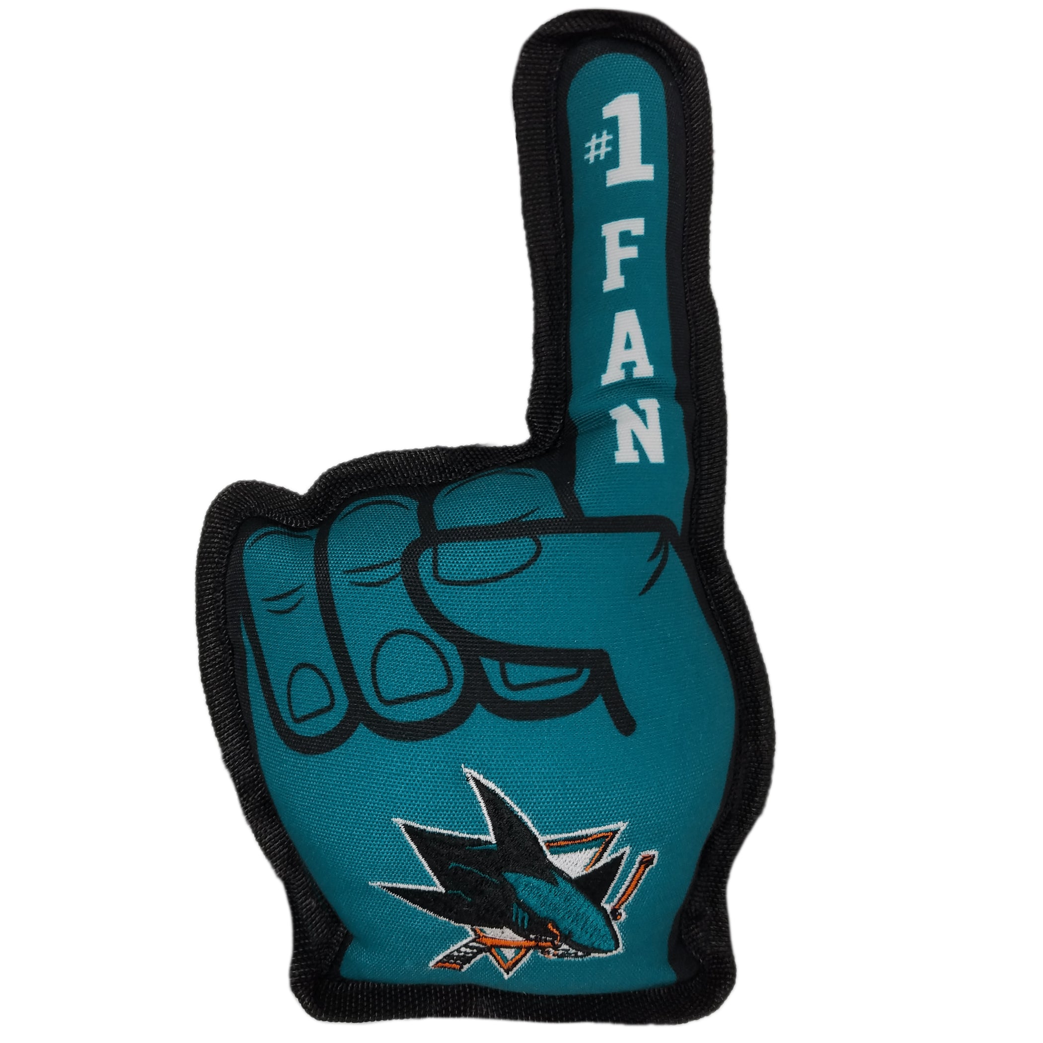 San Jose Sharks #1 Fan Pet Toy by Pets First - Image 2