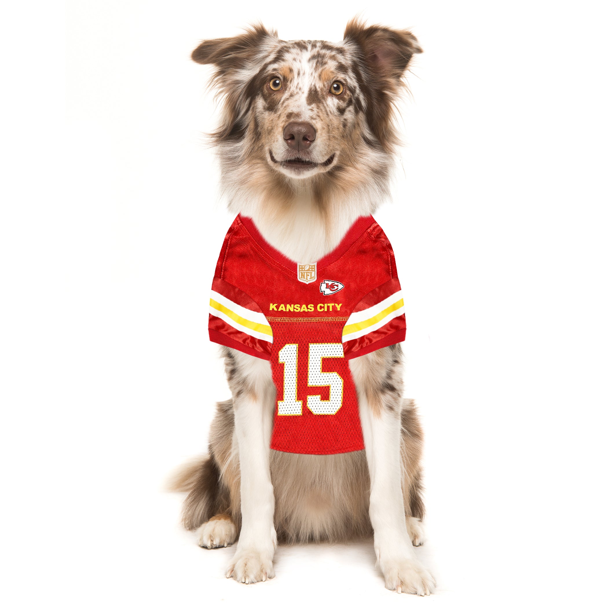 Patrick Mahomes Kansas City Chiefs Mesh NFL Jerseys by Pets First - Image 3