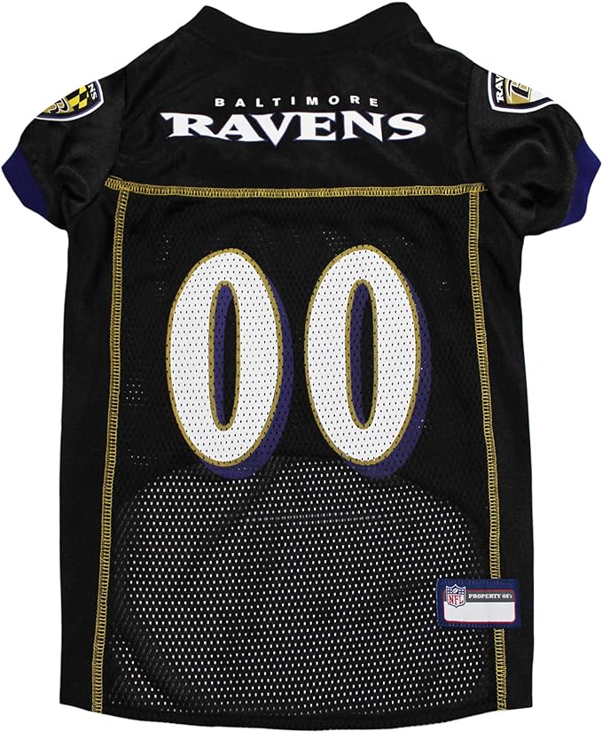 Baltimore Ravens Pet Striped Jersey - Image 4