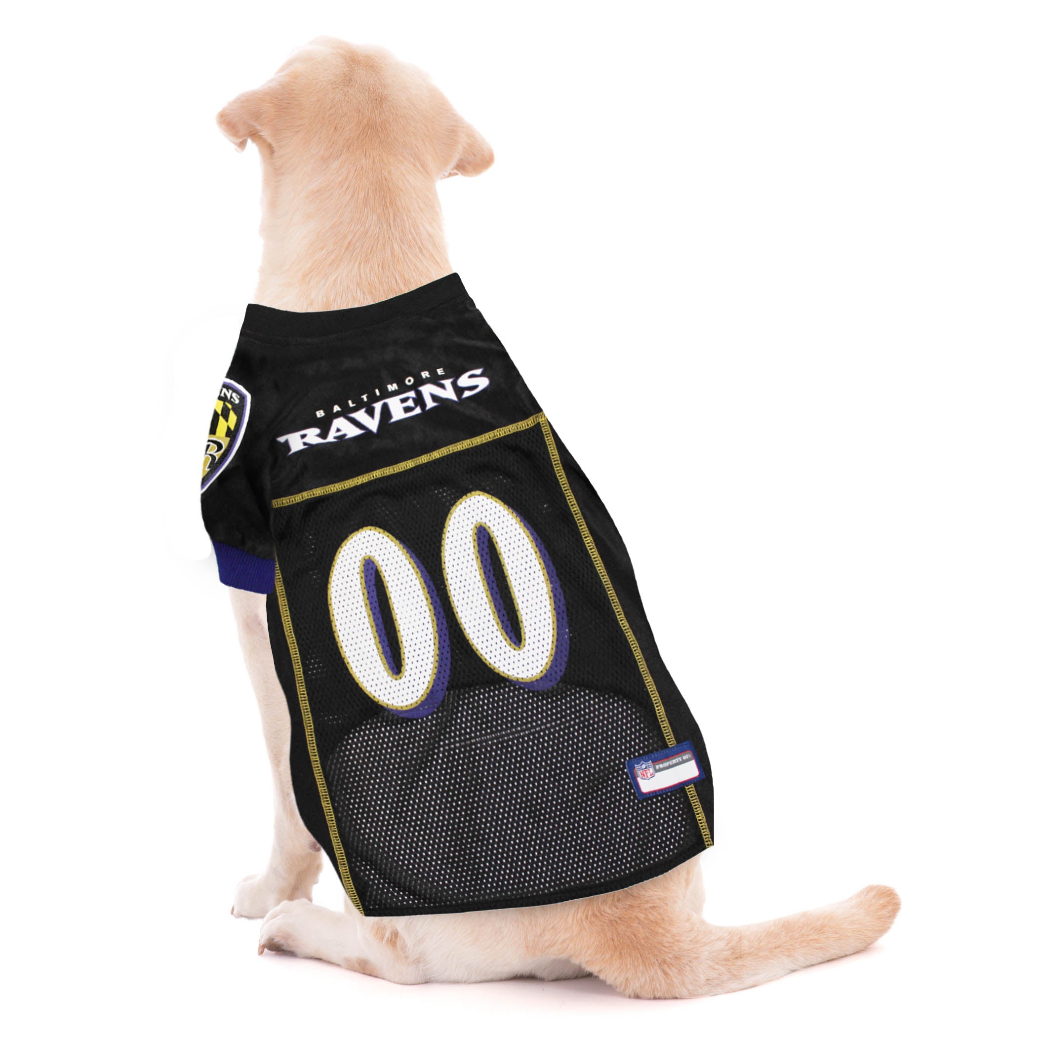 Baltimore Ravens Pet Striped Jersey - Image 2