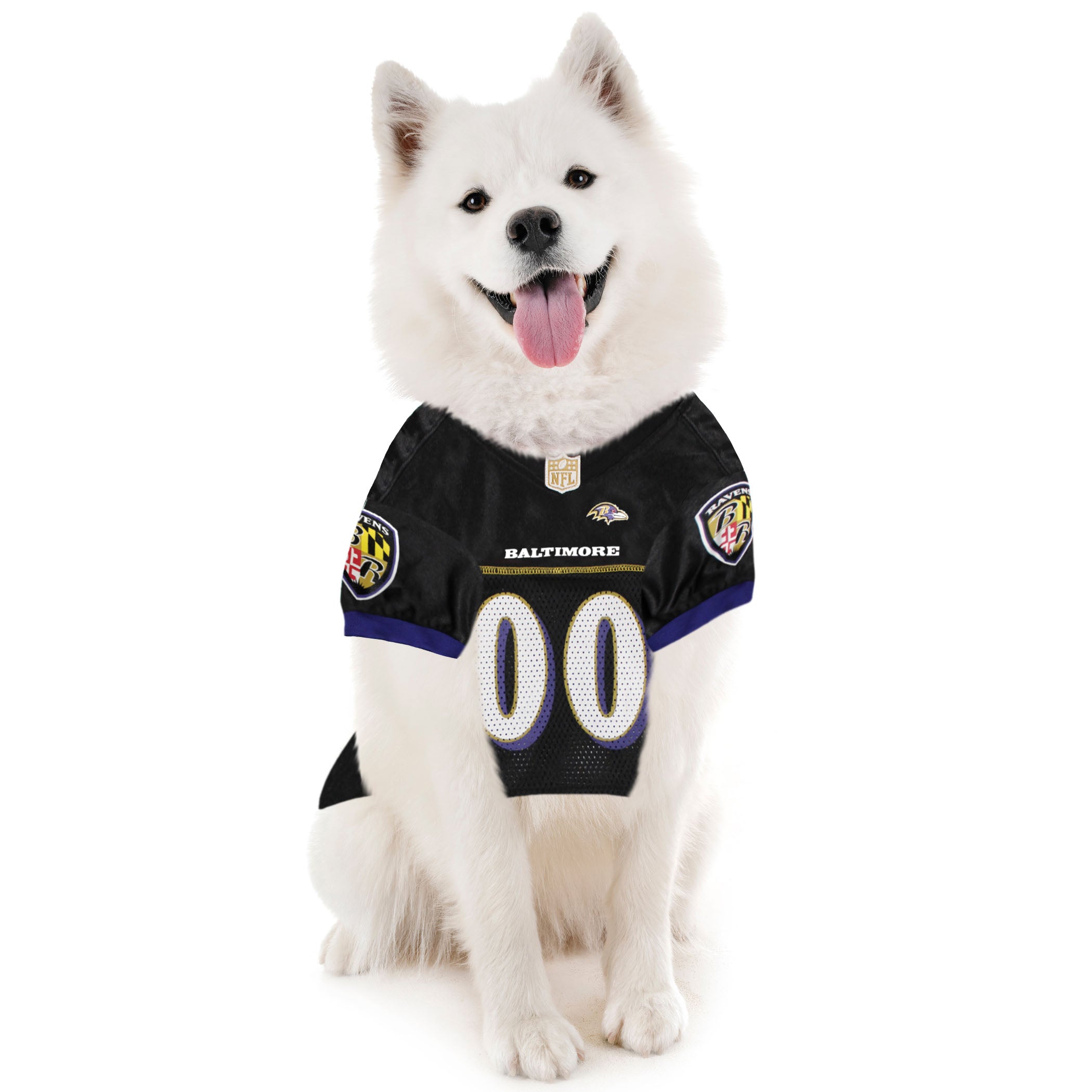 Baltimore Ravens Pet Striped Jersey - Image 3