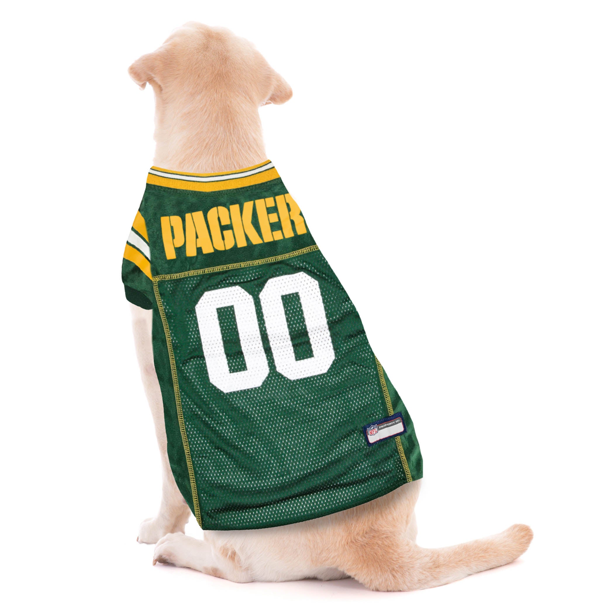 Green Bay Packers Pet Striped Jersey - Image 2