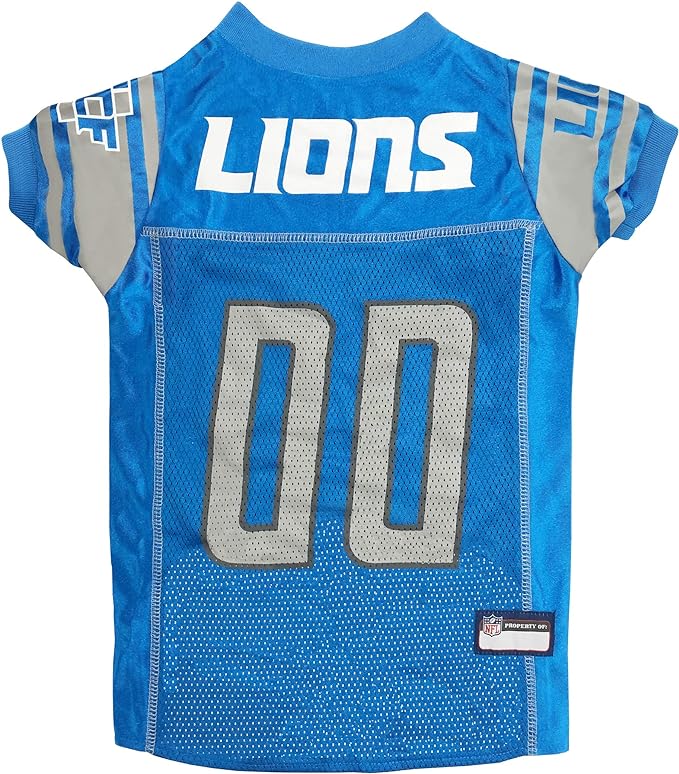 Detroit Lions Pet Striped Jersey - Image 4