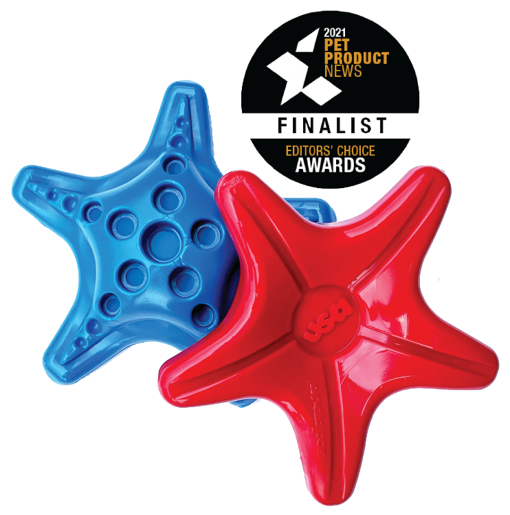 SodaPup Starfish Nylon Dog Chew Toy Aggressive Chewers | USA Made