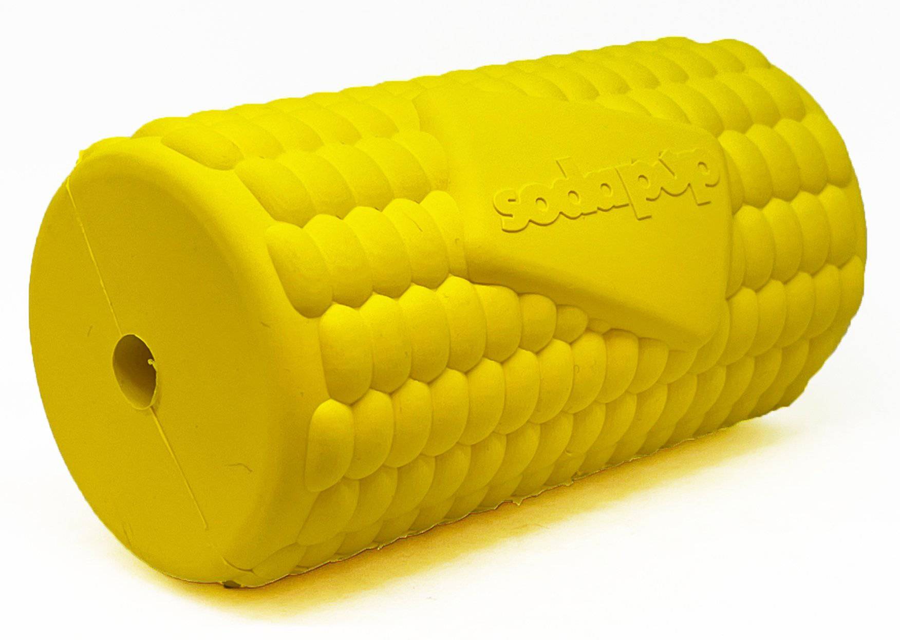 SodaPup Corn Cob Dog Toy Durable Rubber Treat Dispenser | USA Made