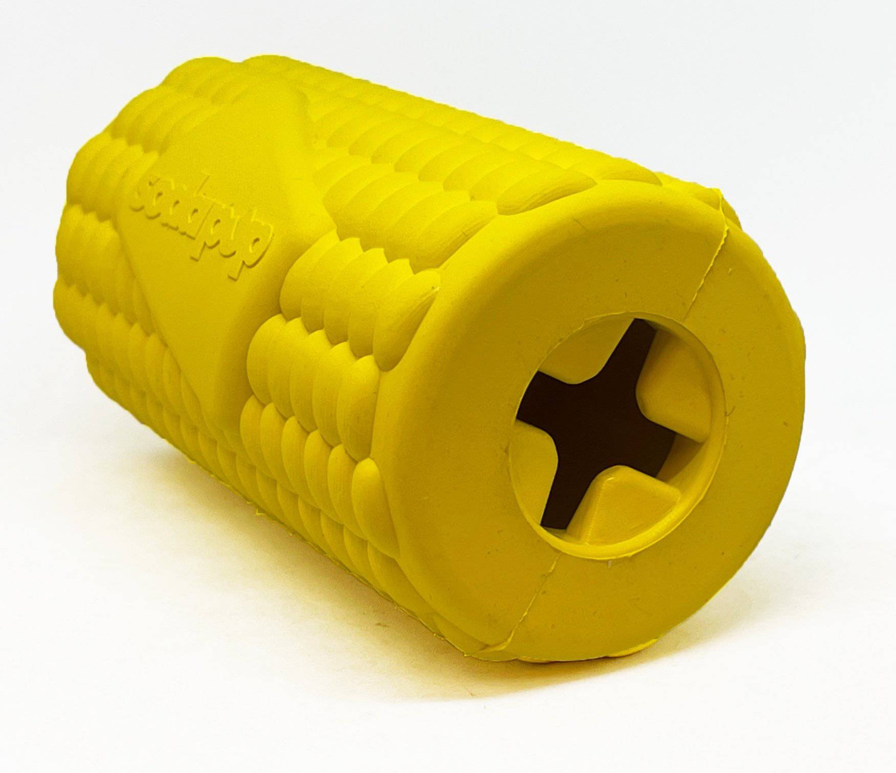 SodaPup Corn Cob Dog Toy Durable Rubber Treat Dispenser | USA Made