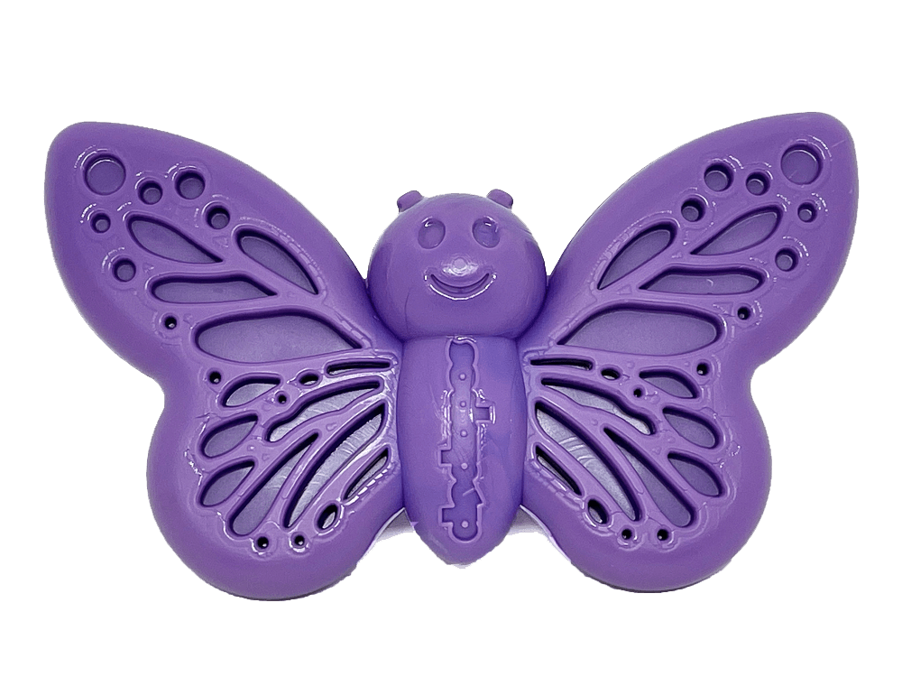 SodaPup Butterfly Nylon Chew & Enrichment Toy | 2-in-1 Aggressive Chewers Purple