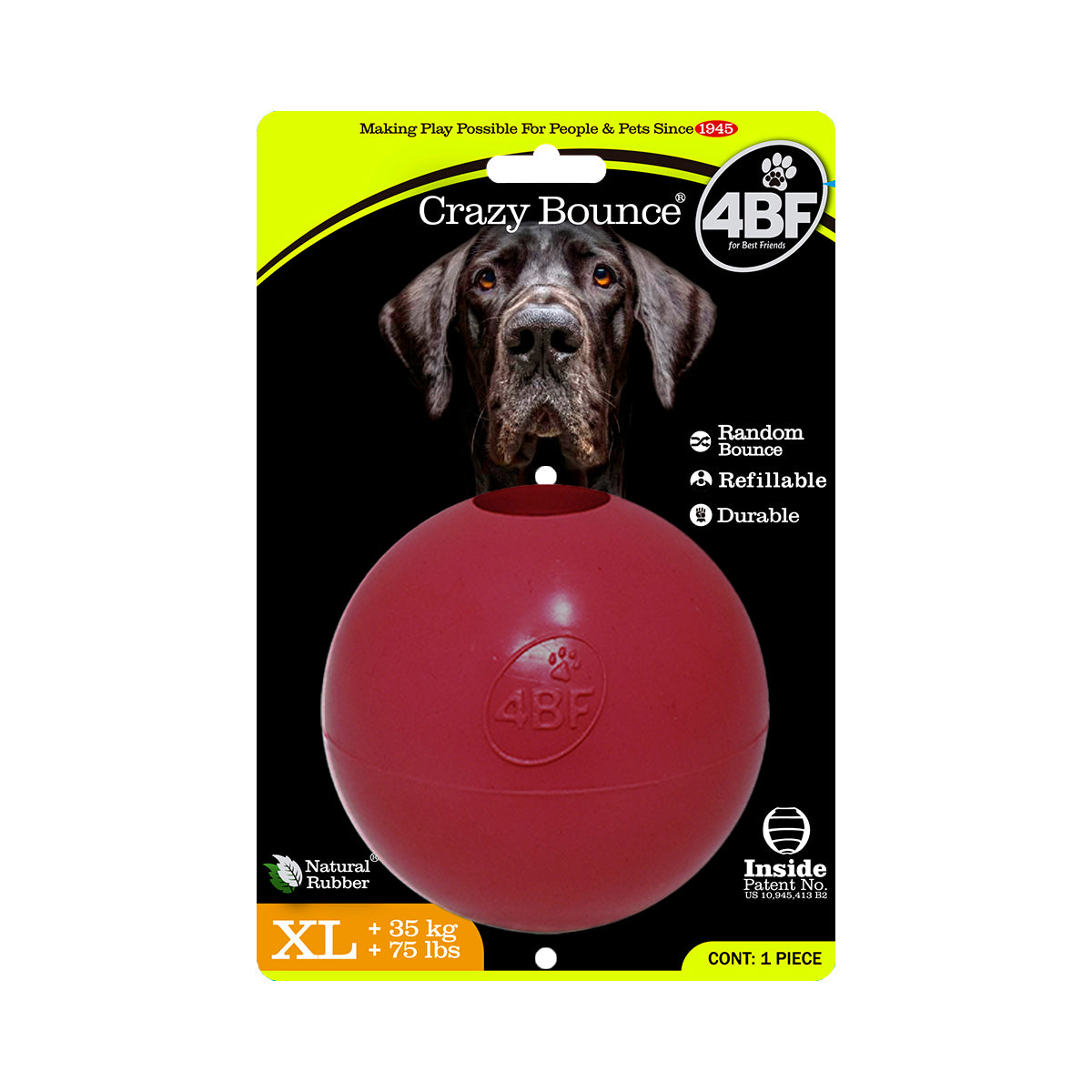 4BF Crazy Bounce Ball XL - 3 Colors
