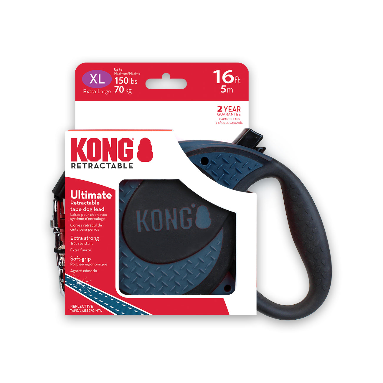 KONG Retractable Leash ULTIMATE Extra Large - 3 Colors