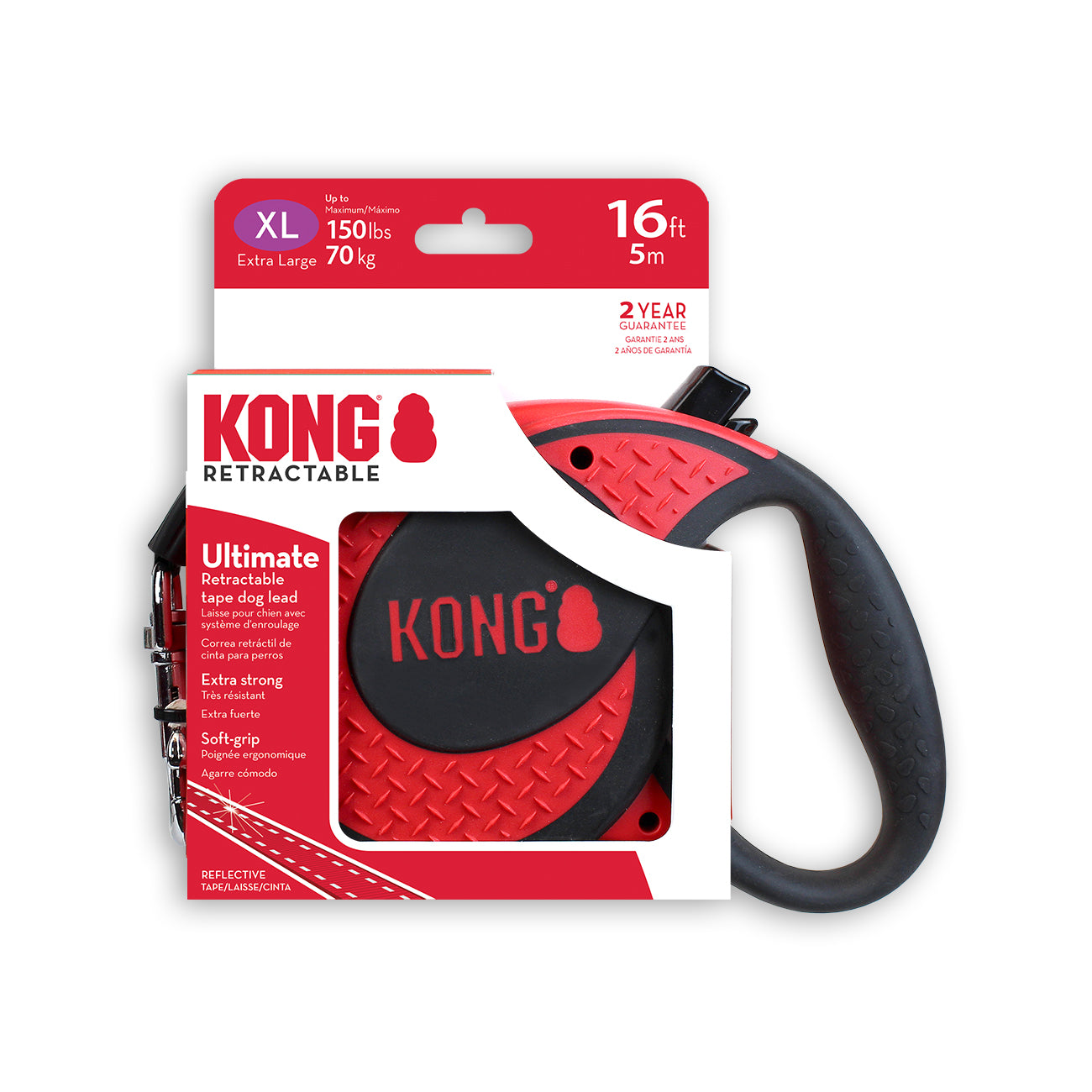KONG Retractable Leash ULTIMATE Extra Large - 3 Colors - Image 3
