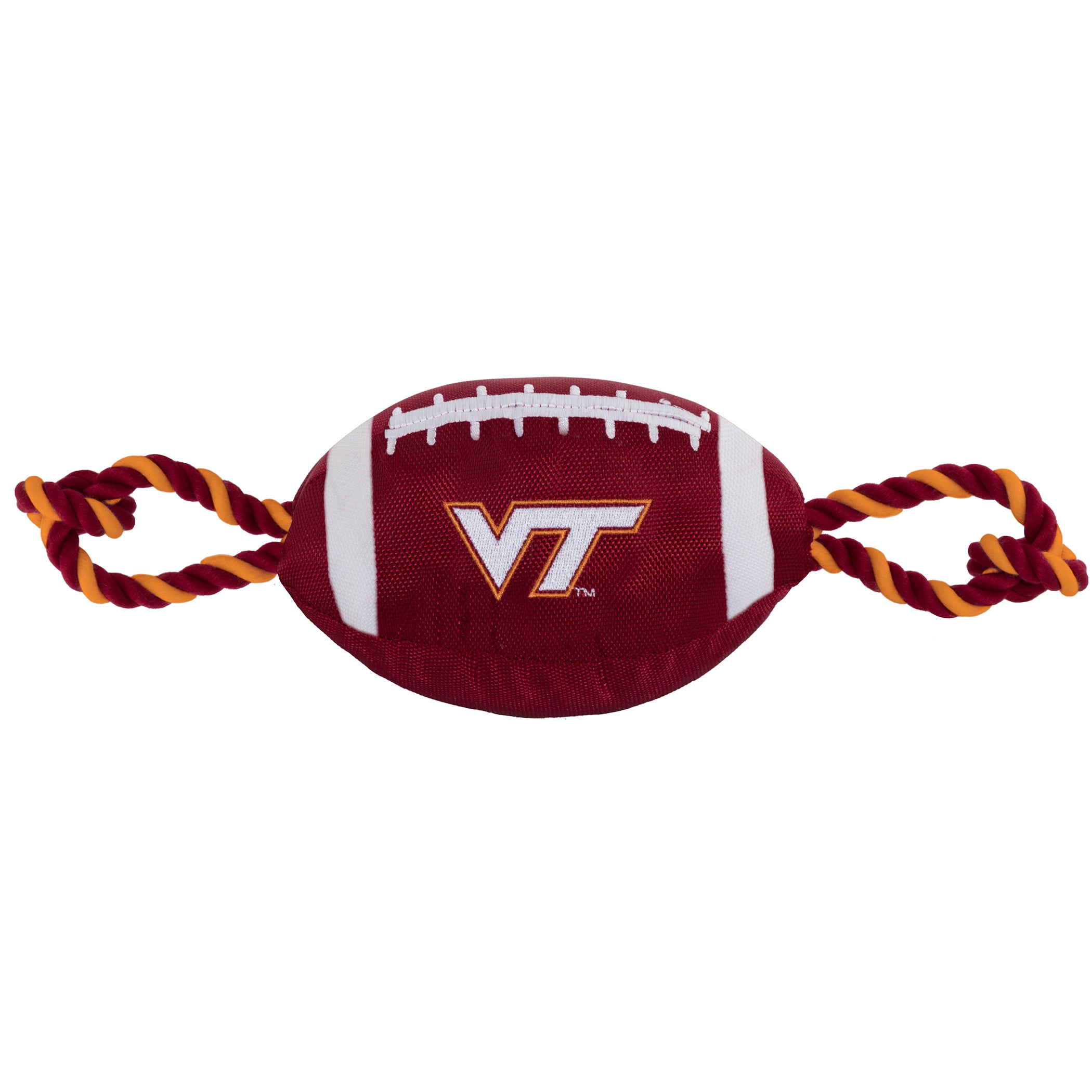 Virginia Tech Nylon Tough Football Toy