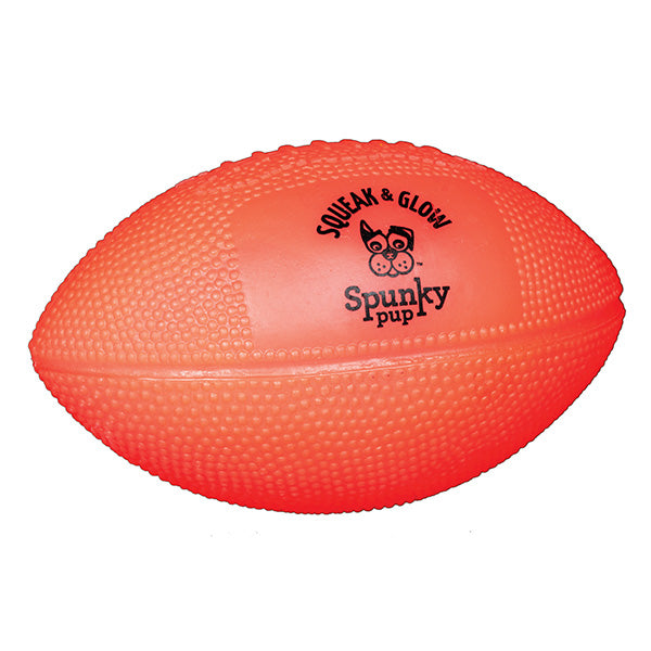 SPUNKY PUP SQUEAK & GLOW FOOTBALL
