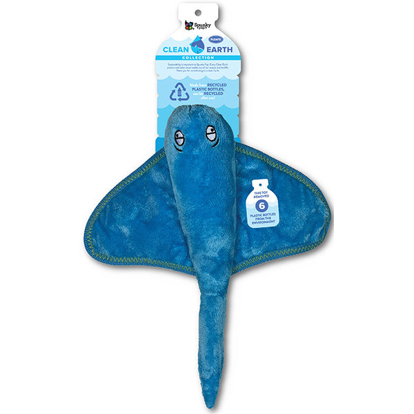 SPUNKY PUP CLEAN EARTH PLUSH STINGRAY - Image 2