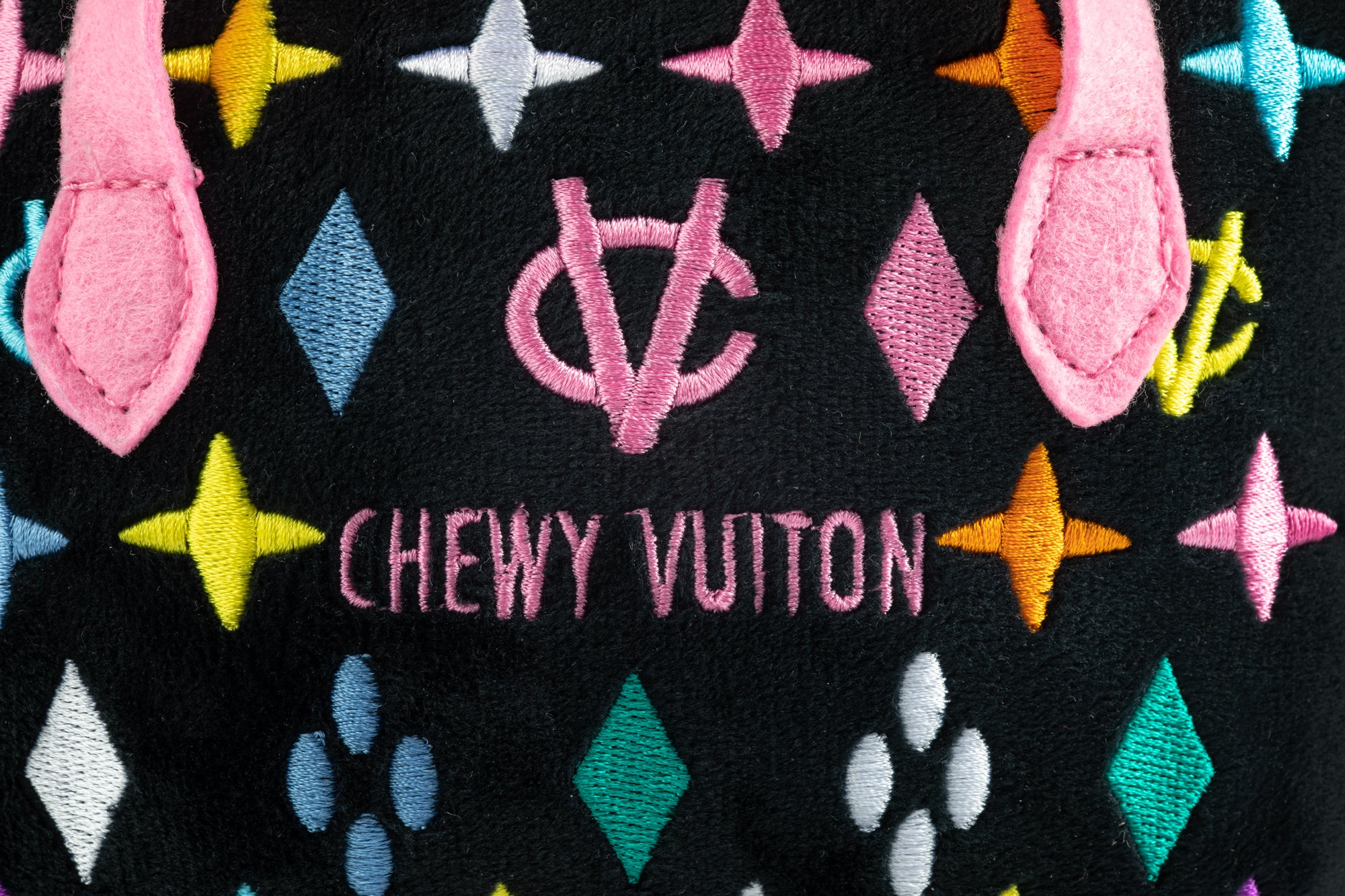 Black Monogram Chewy Vuiton Handbag by Haute Diggity Dog - Image 10