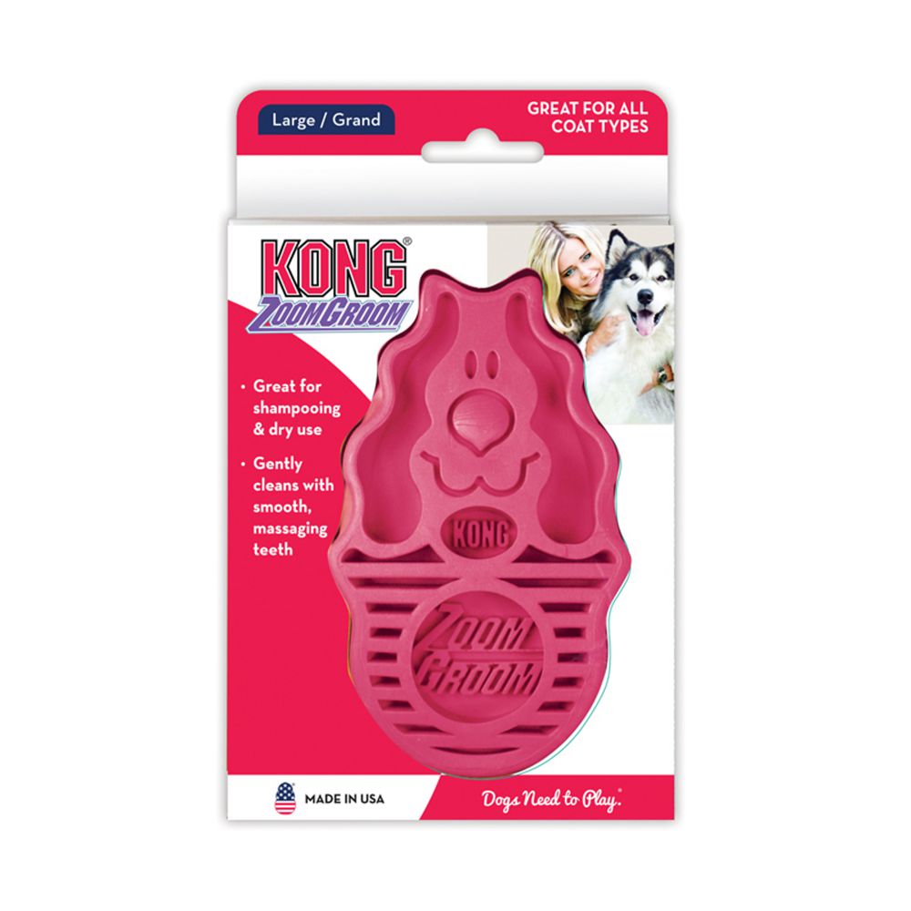 KONG Zoomgroom Raspberry - Image 7