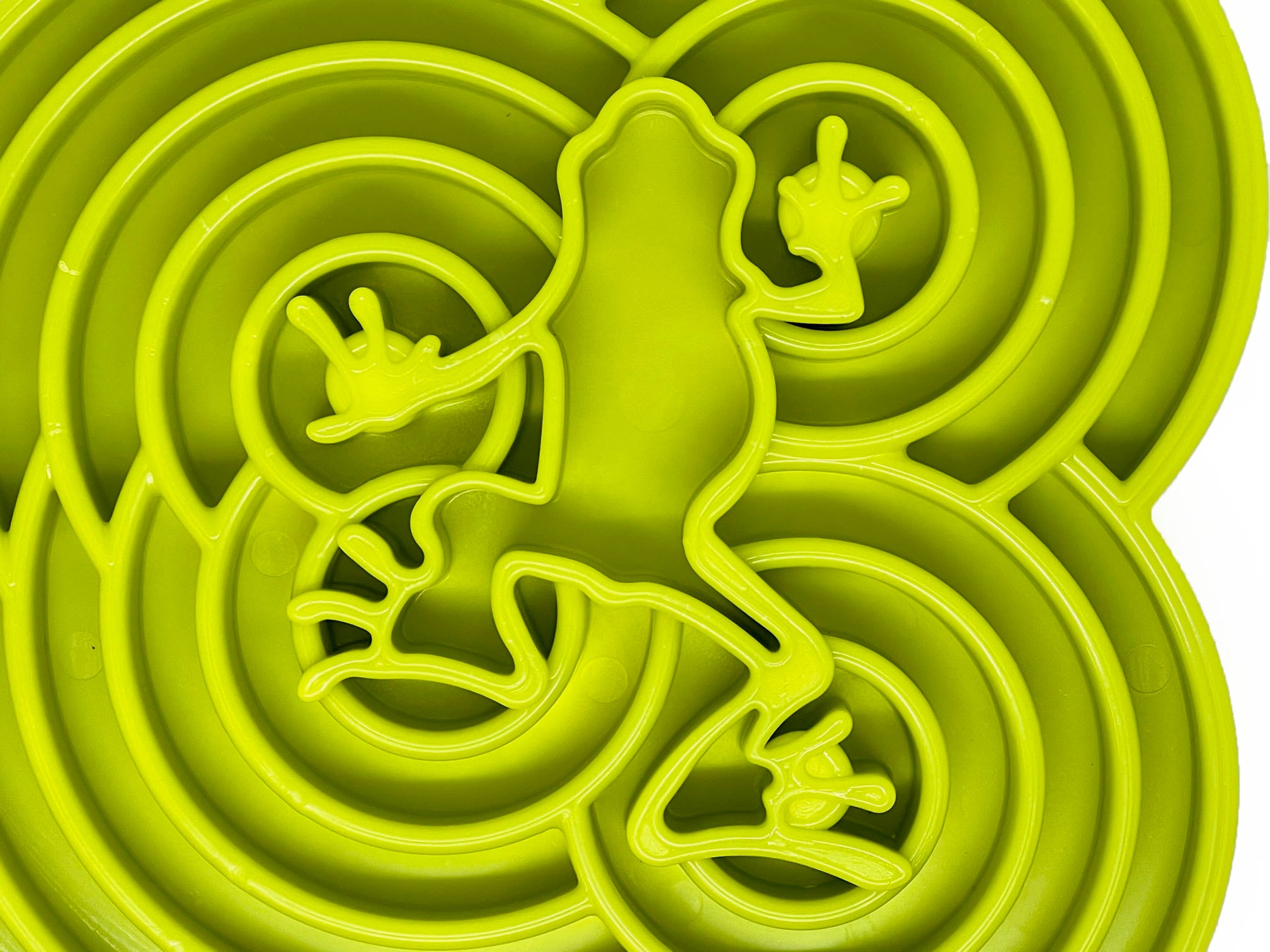 SodaPup Water Frog eTray Shallow Slow Feeder Dog Bowl Enrichment | USA Made