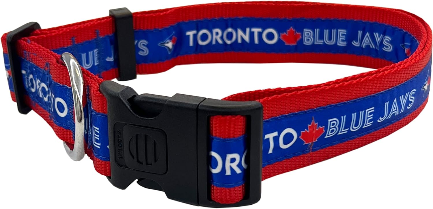 TORONTO BLUE JAYS SATIN PET COLLAR - Image 2