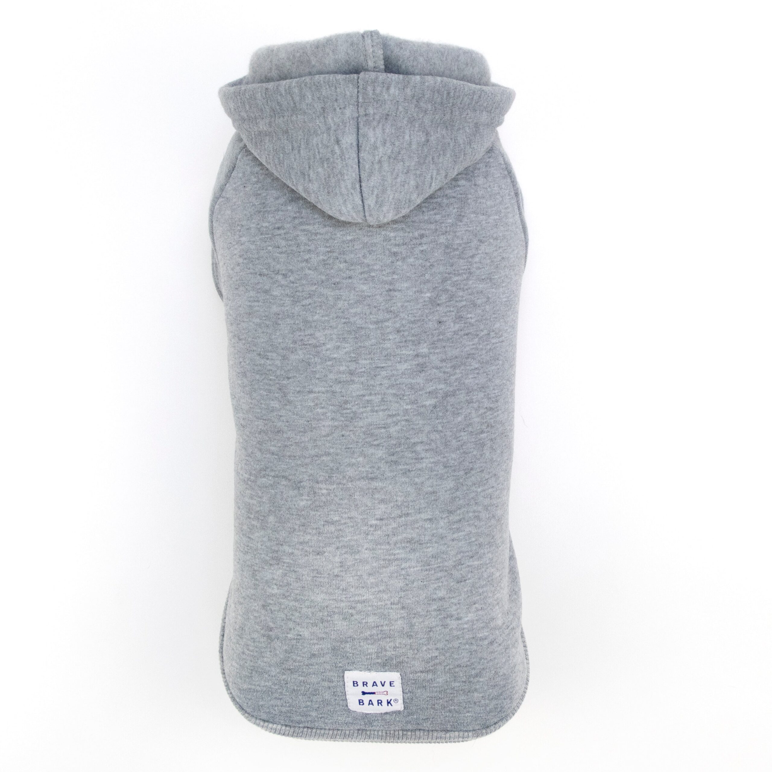 Brave Bark Hooded Dog Fleece - Heather Grey - Image 4
