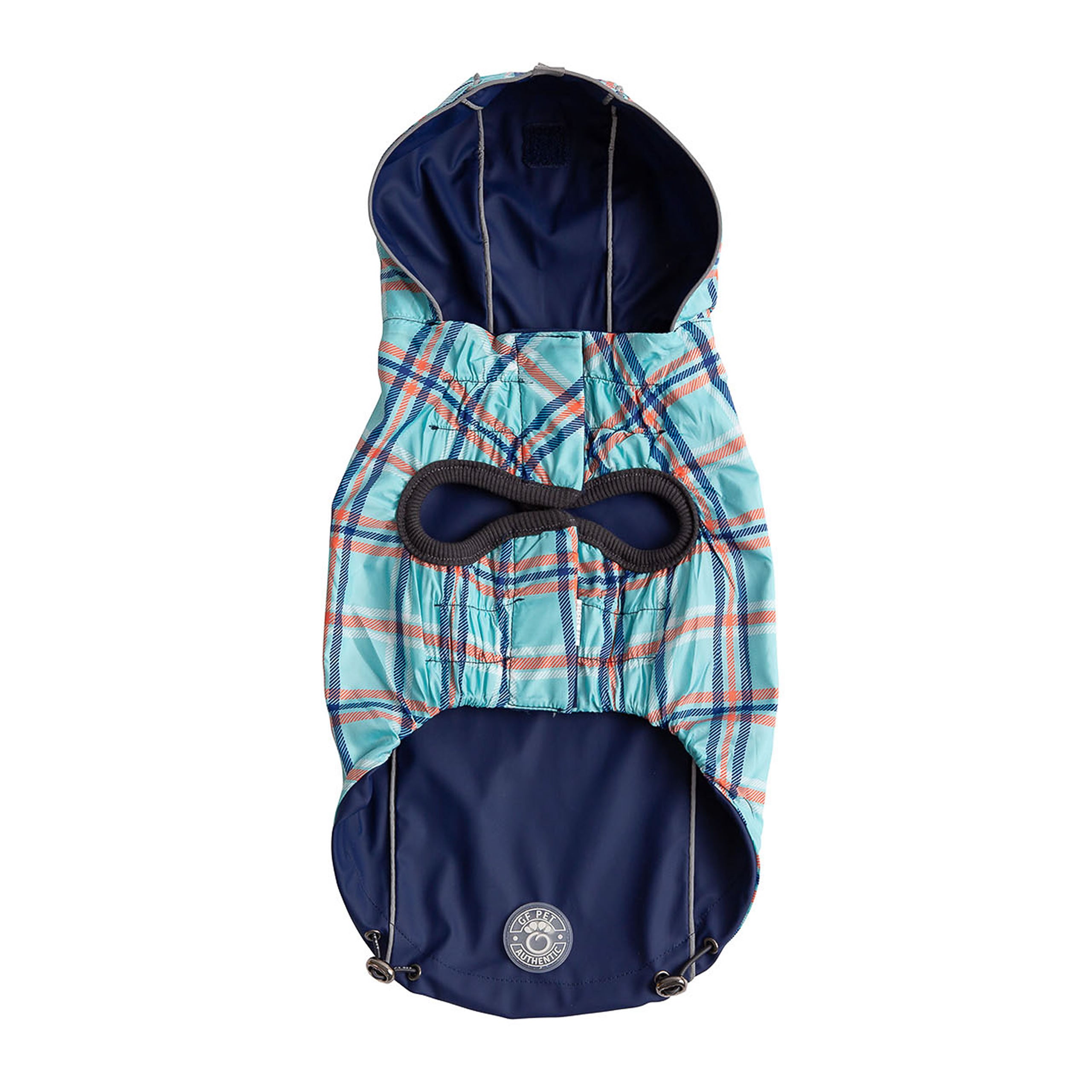 Reversible Elasto-Fit Raincoat - Navy - Image 2